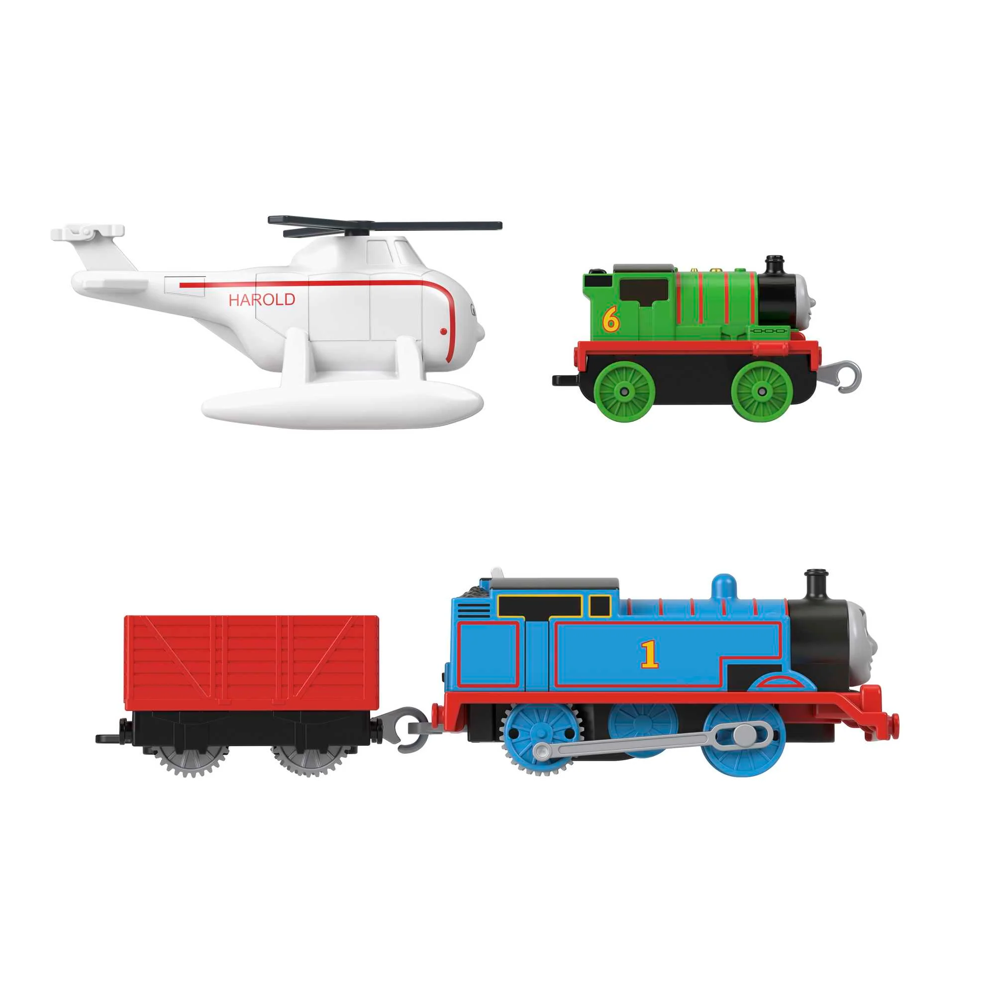 Thomas And Friends Multi-Level Train Set With Spinning Turntable, Trains & Cranes Super Tower - Image 5