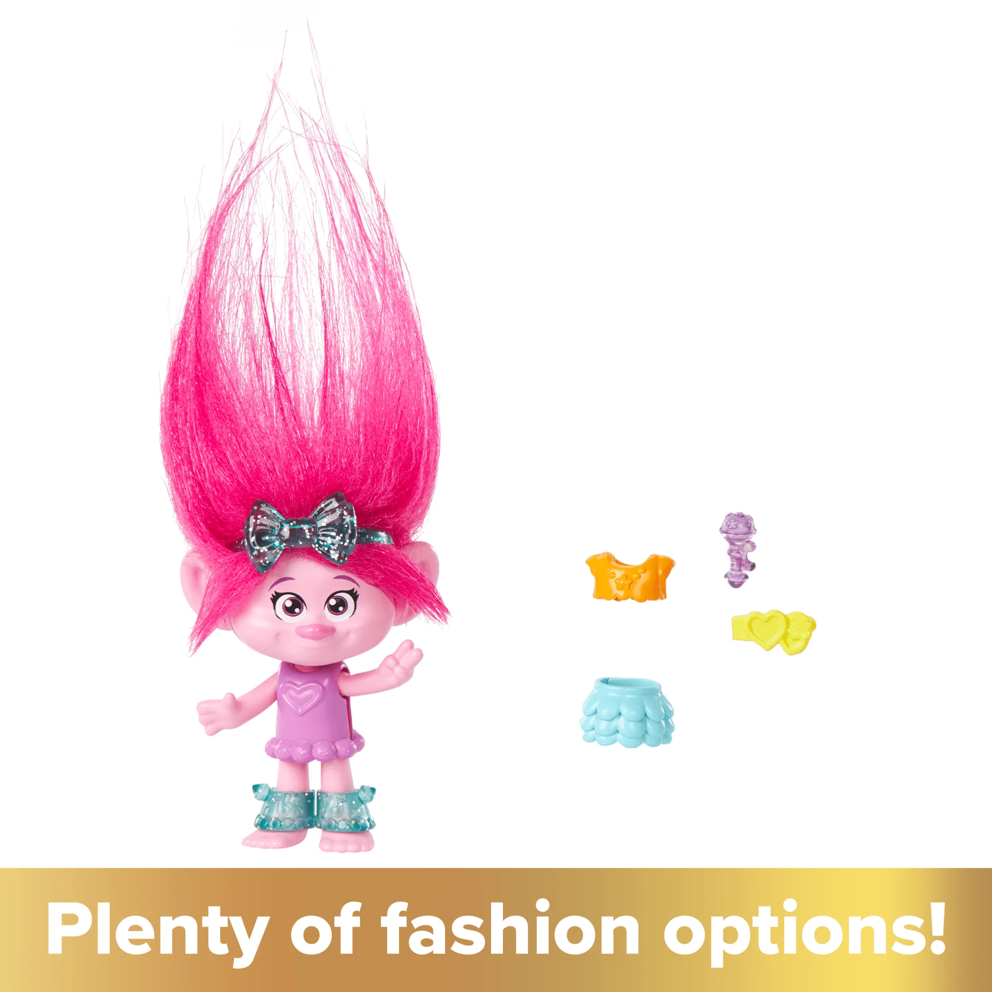 Dreamworks Trolls Band Together Hair Pops Queen Poppy Small Doll & Accessories, Toys inspired By The Movie - Image 5