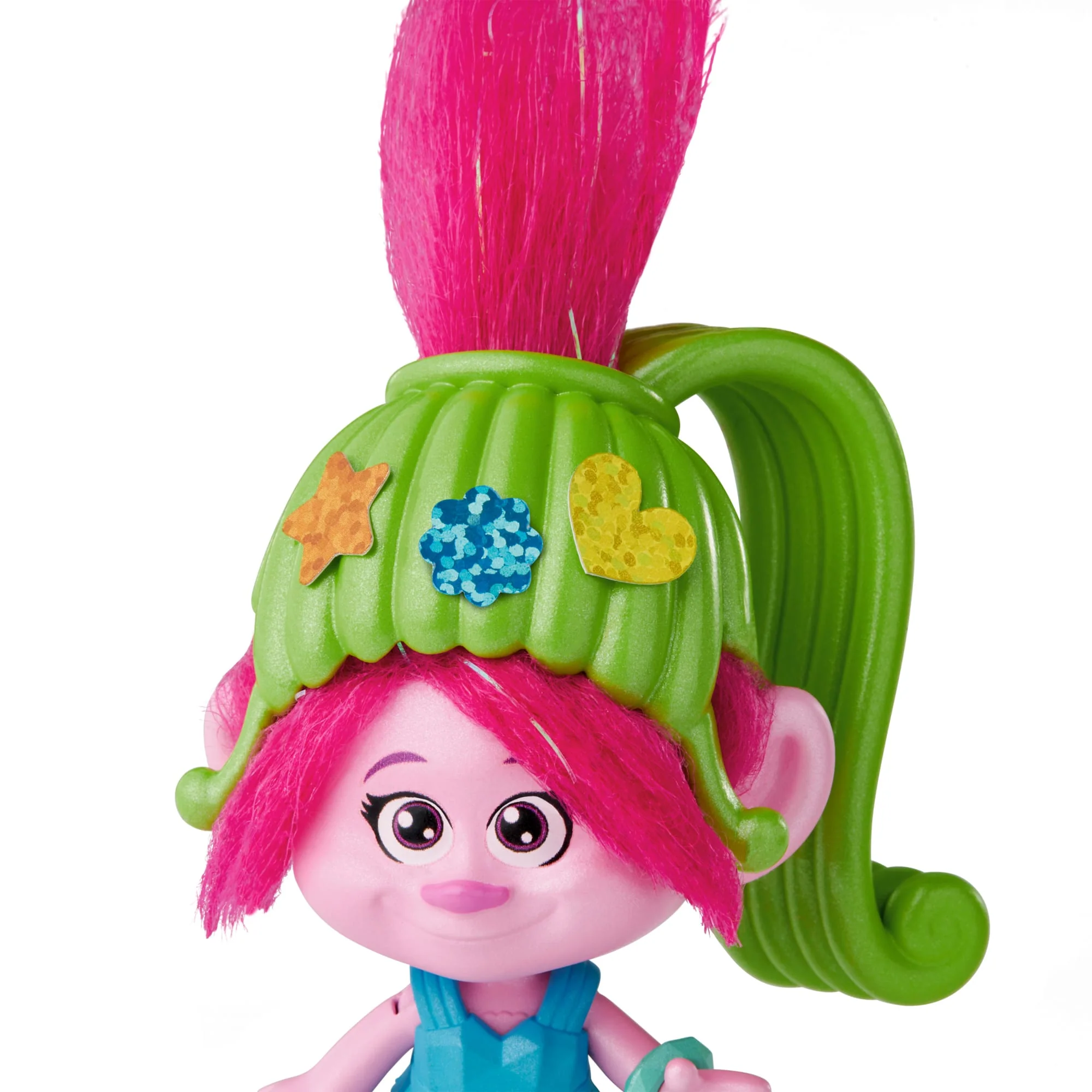 Dreamworks Trolls Band Together Hairageous Wardrobe Queen Poppy Small Doll & Accessories Playset - Image 2