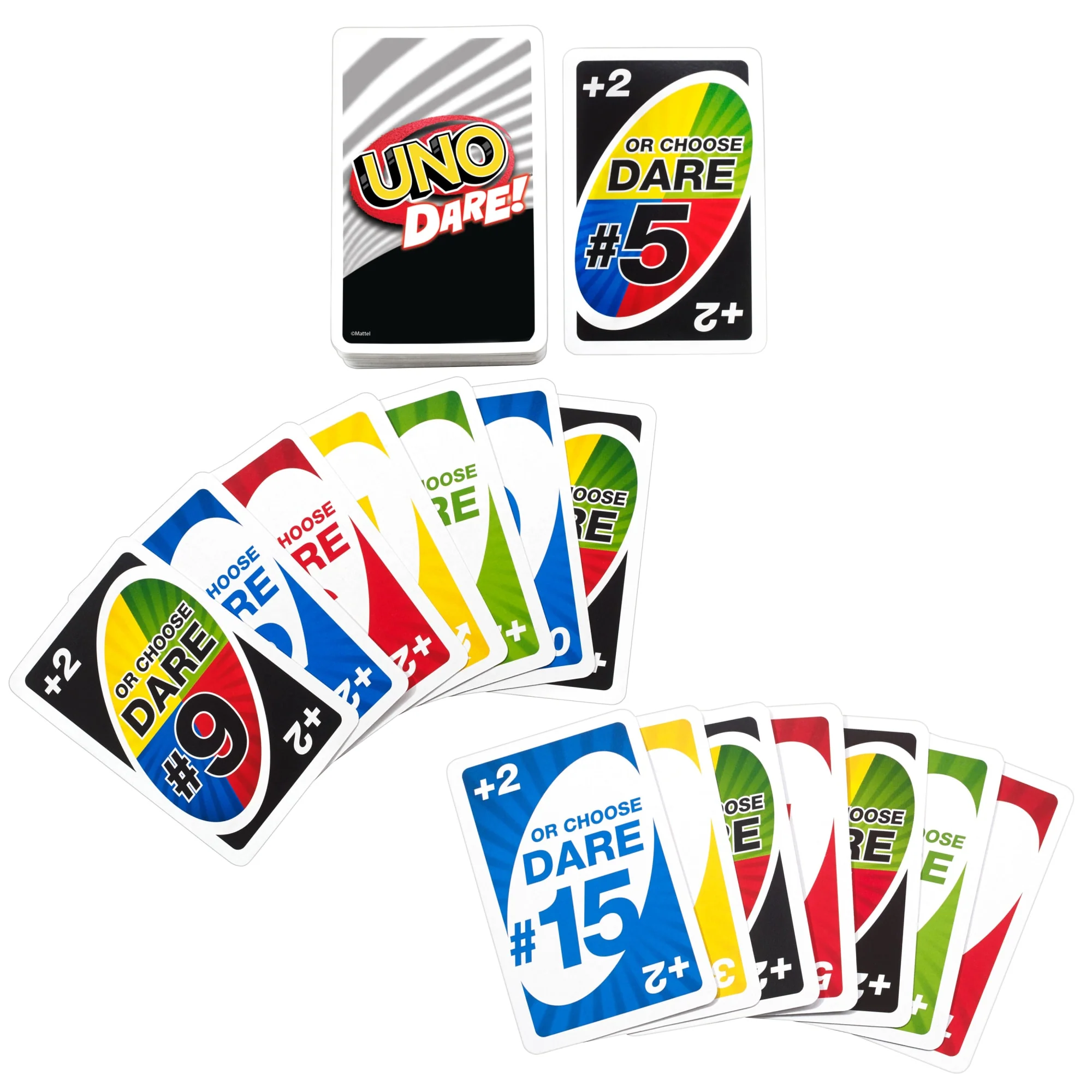 UNO Dare Card Game For Family Nights, Game Nights, Travel, Camping & Parties - Image 3