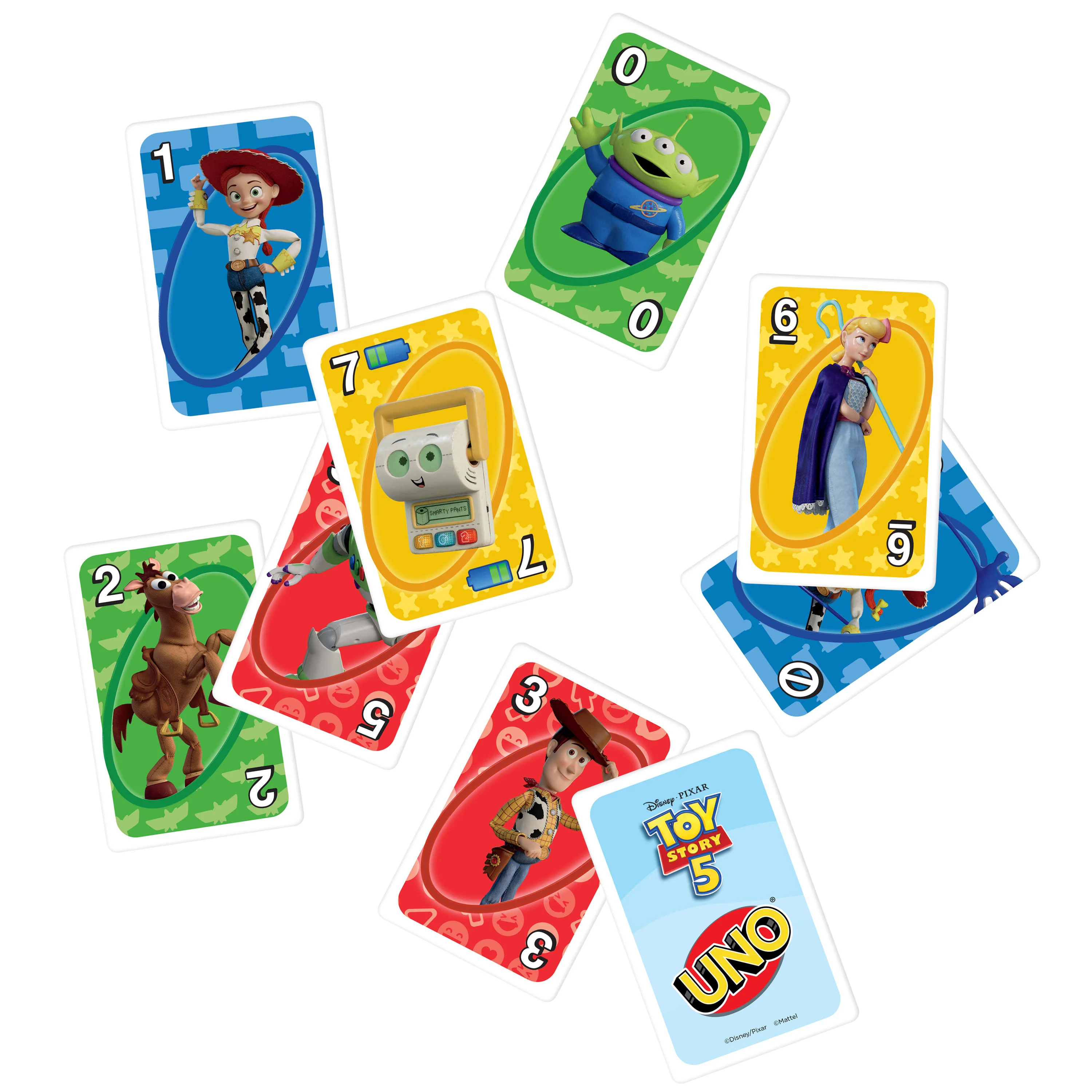 UNO Disney And Pixar Toy Story 5 Card Game For Kid, Adult & Family Nights, Deck Inspired By The Movie - Image 3
