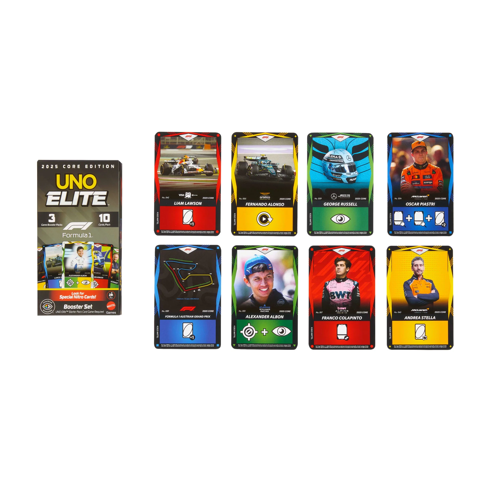 UNO Elite Formula 1 2025 Core Edition Booster Set - Image 6