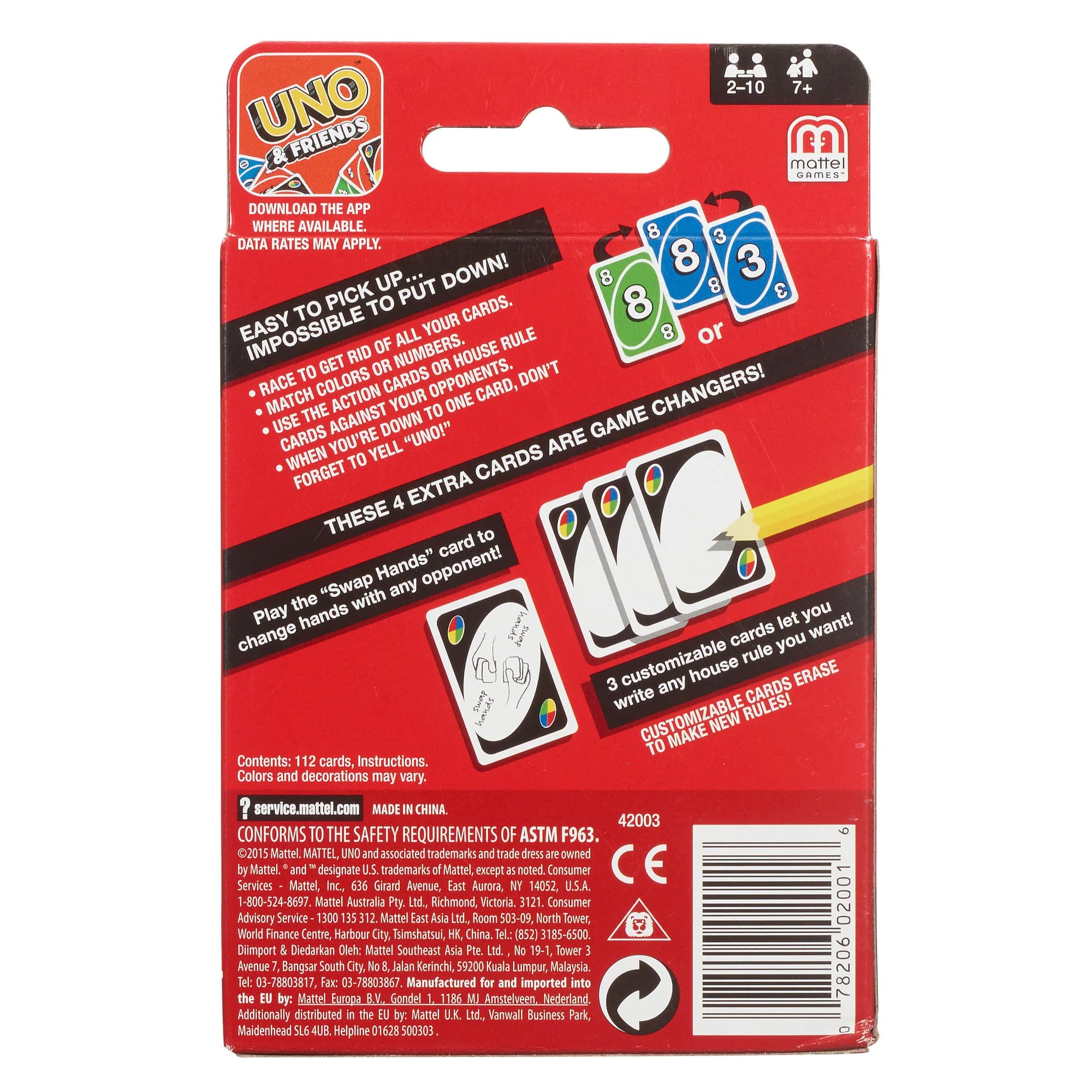 UNO Card Game, Gift For Kids And Family Night in Storage Tin Box - Image 6