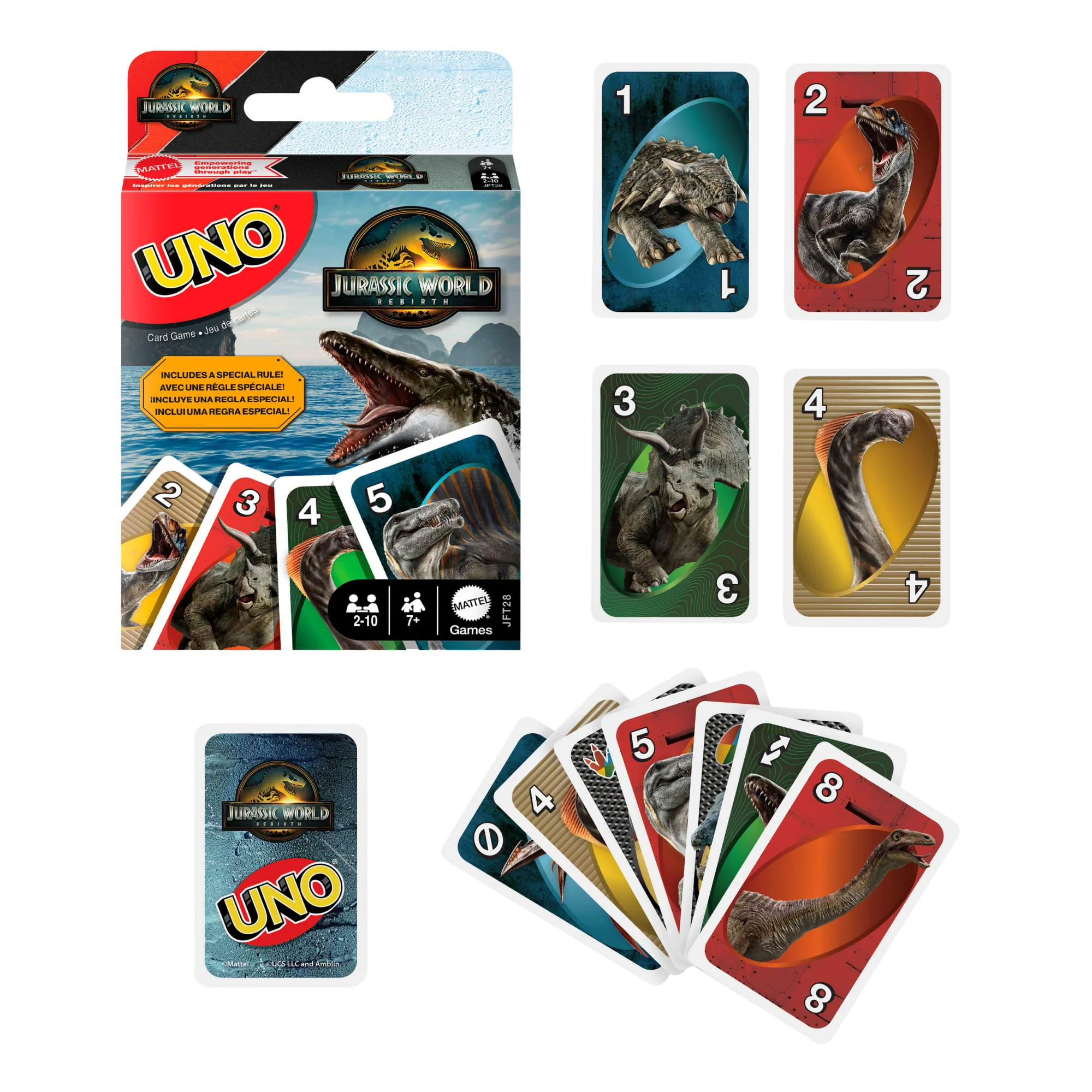 UNO Jogo de Cartas Jurassic World - Image 2