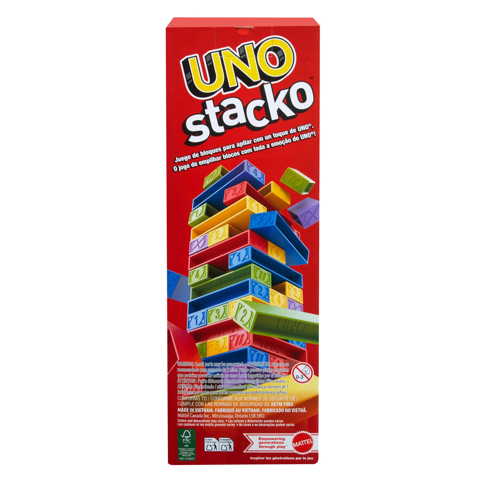 UNO Jogo de Tabuleiro Stacko Novo - Image 6