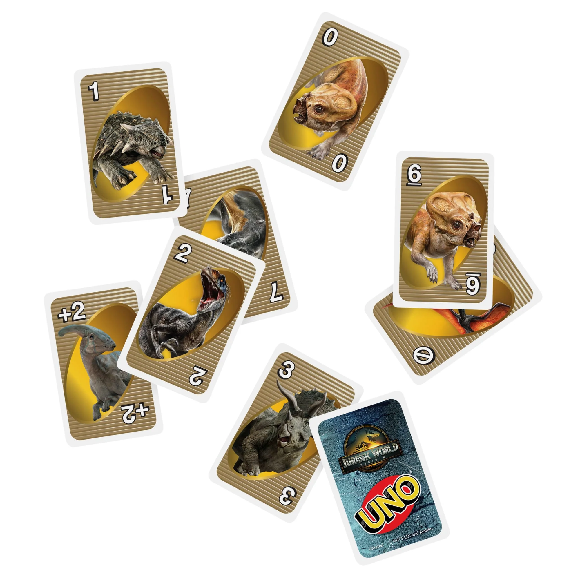 UNO Juego de Cartas Jurassic World Rebirth - Image 5