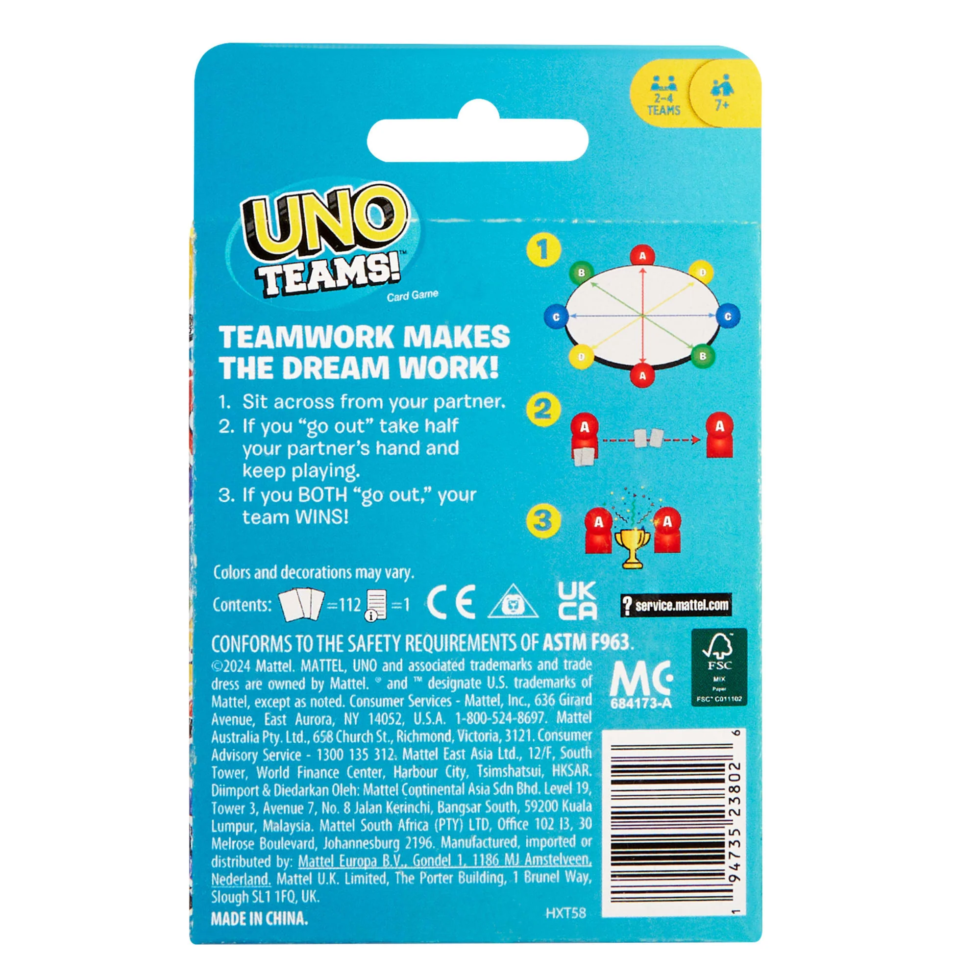 UNO Juego de Cartas Teams - Image 6