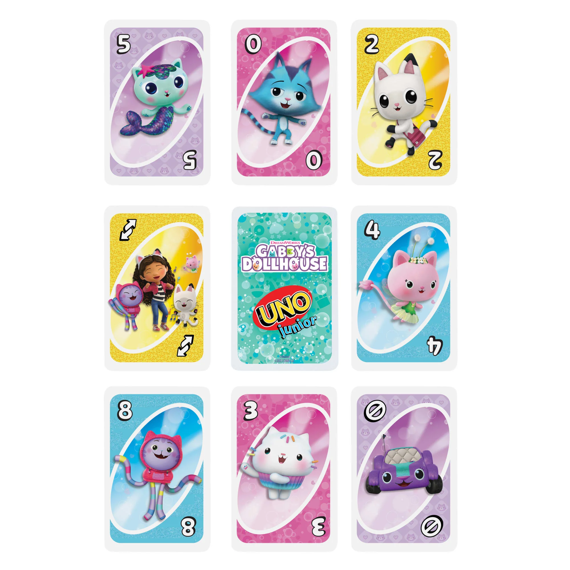 UNO Junior Gabby's Dollhouse Card Game For Kids, Parents & Family Nights - Image 6