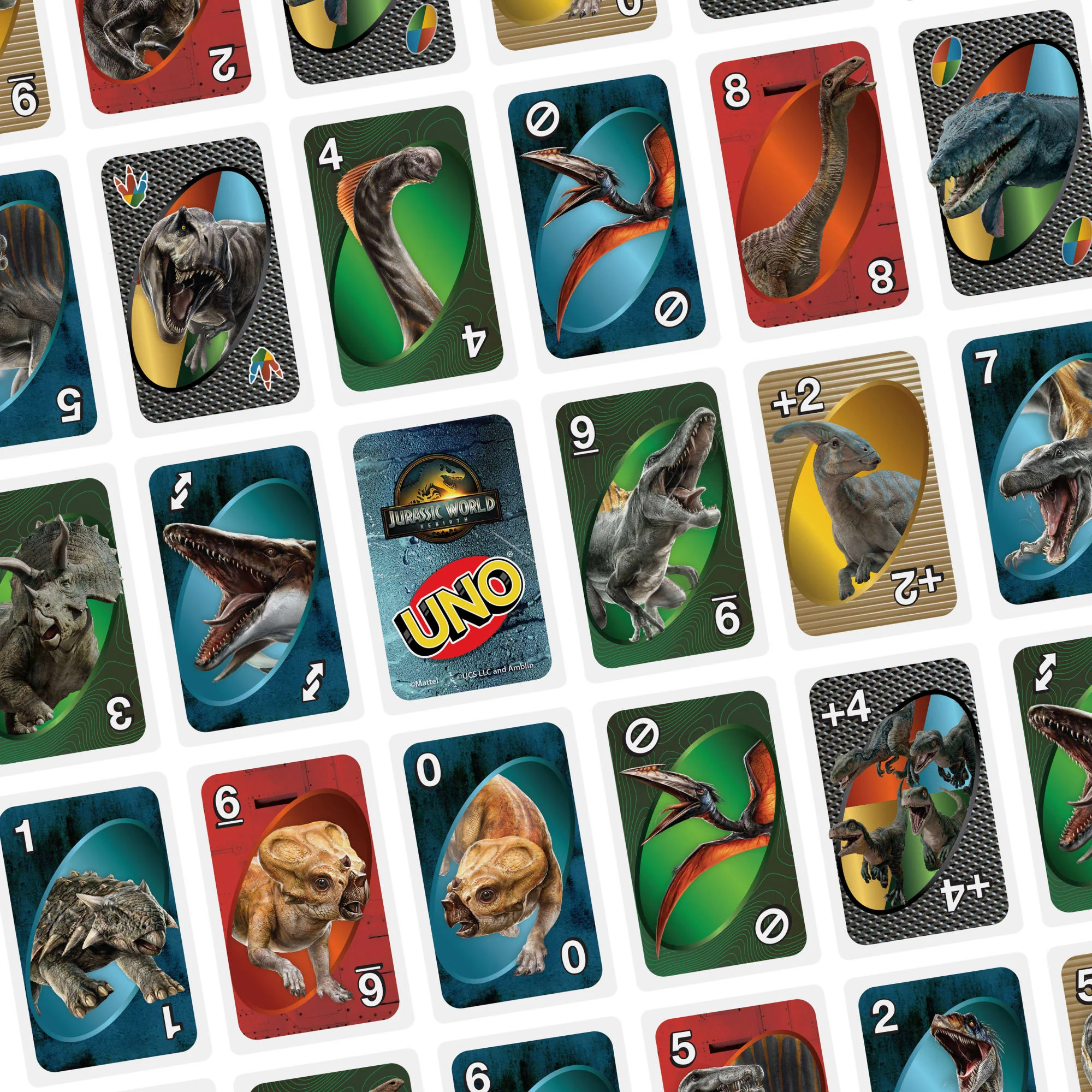 UNO Jurassic World Rebirth Card Game For Kids, Family & Adult Game Nights - Image 4