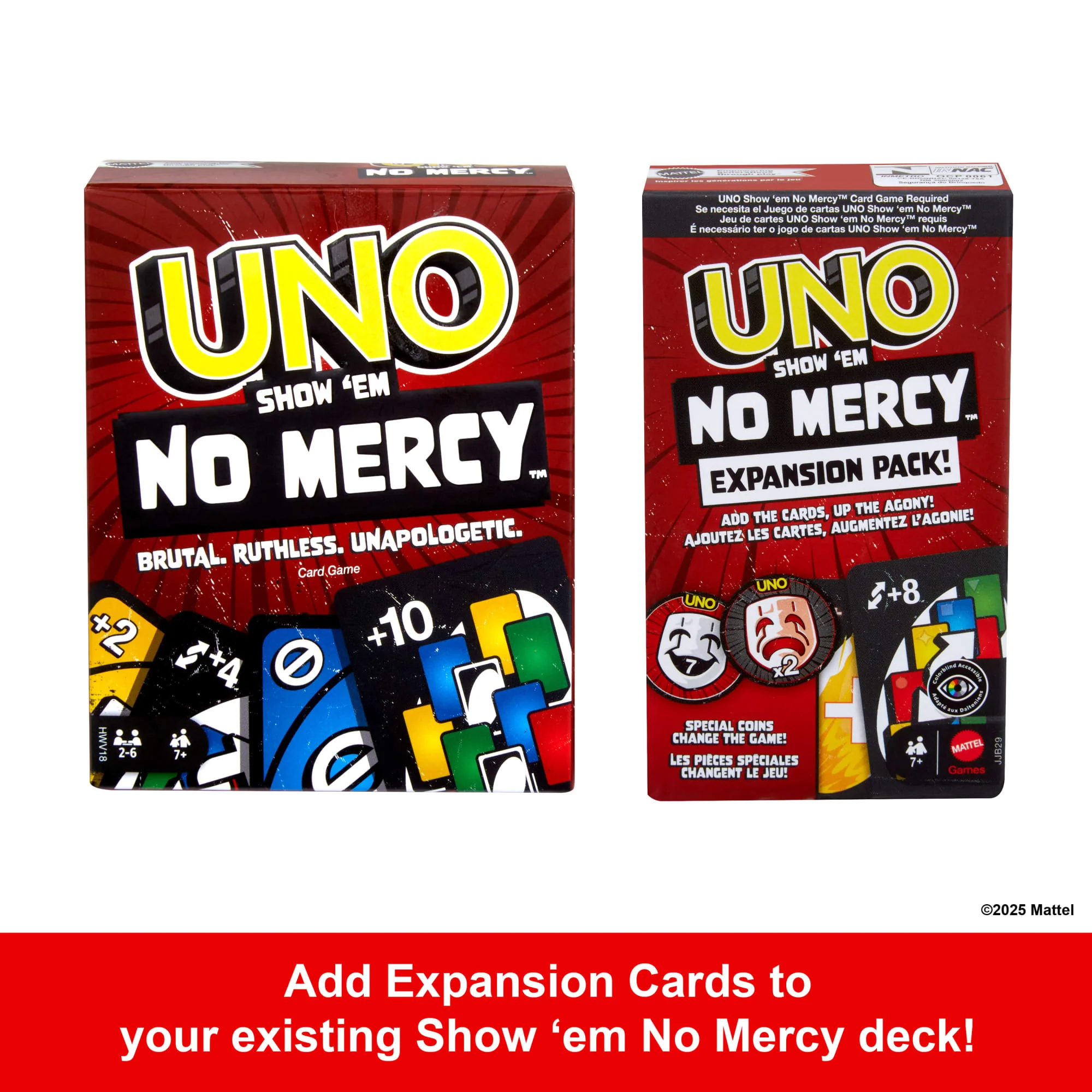 UNO Show ‘Em No Mercy Card Game Expansion Pack For Kid, Adult & Family Nights & Parties - Image 5