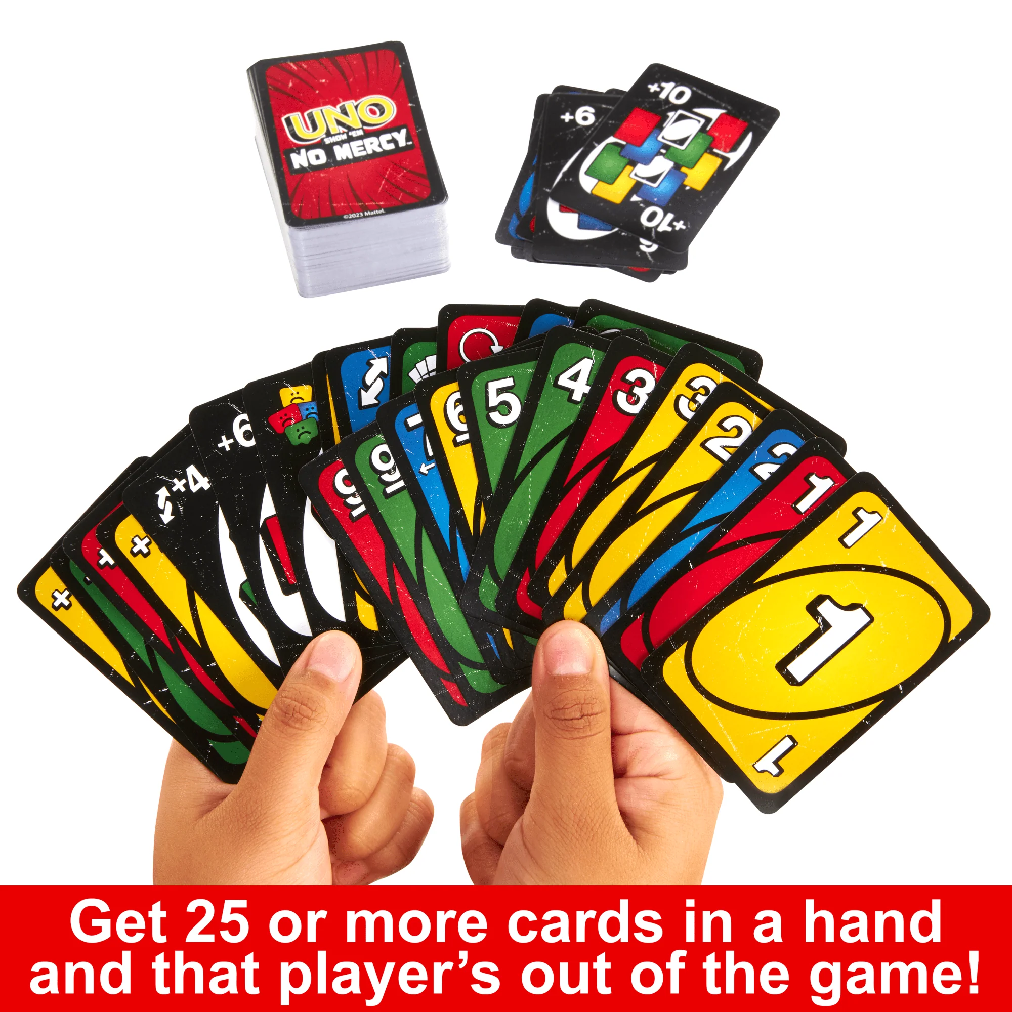 UNO Show ‘Em No Mercy Card Game For Kids, Adults & Family Night, Parties And Travel - Image 5