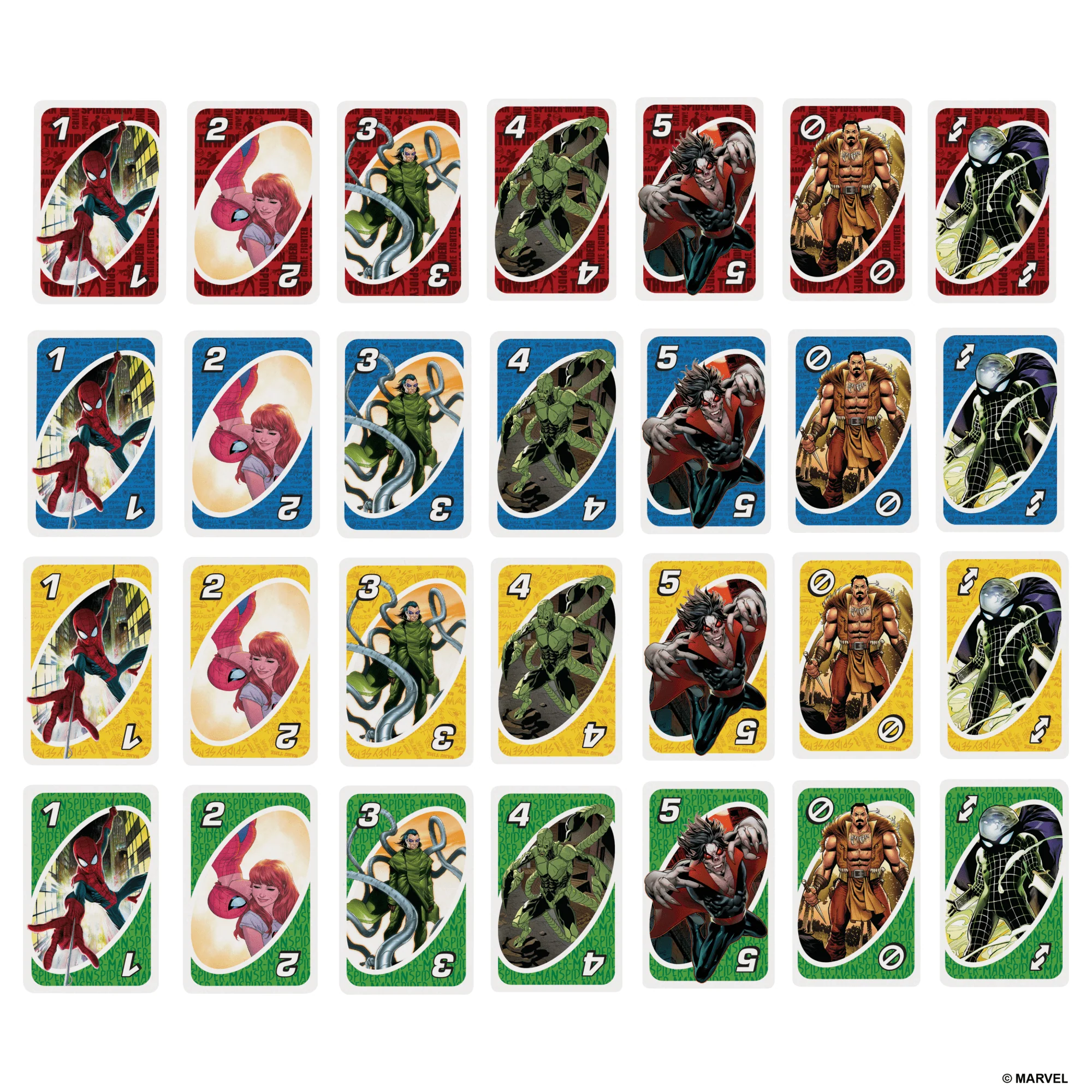 UNO The Amazing Spider-Man Card Game For Kids, Adults & Family Night inspired By Marvel Comic Book Series - Image 5