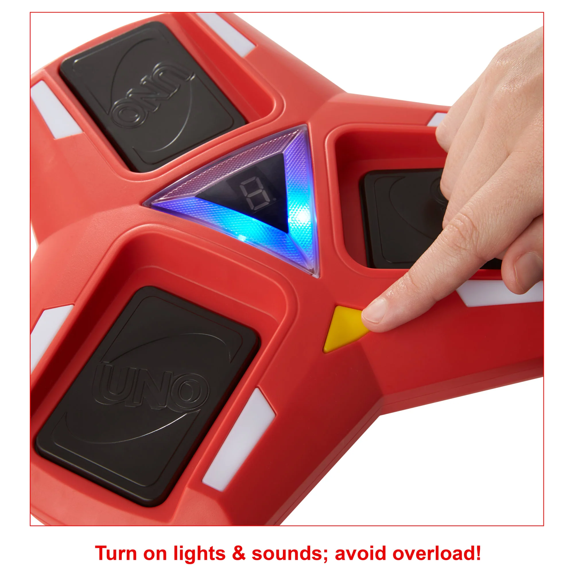 UNO Triple Play Card Game, Game For Family Night, Lights And Sounds - Image 4