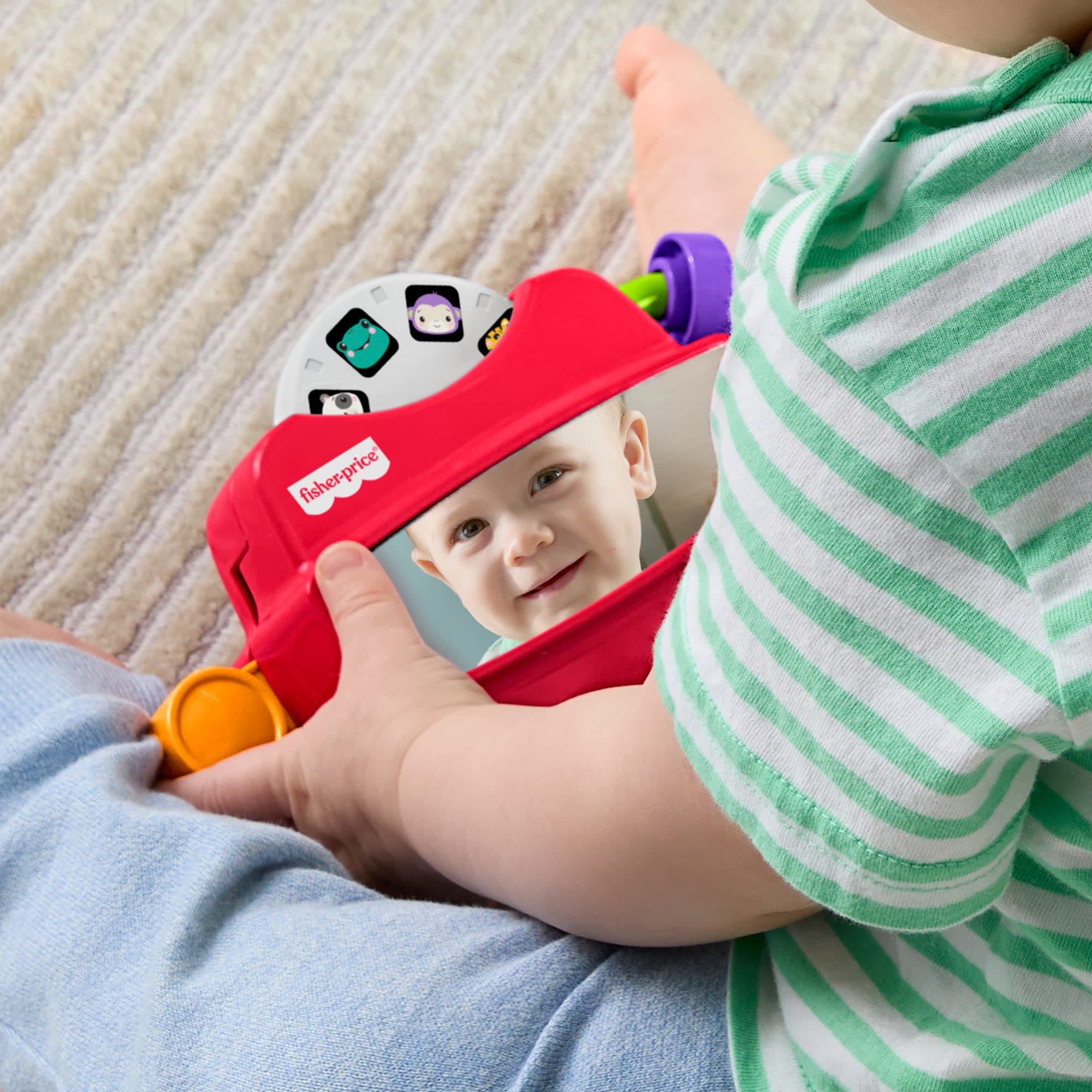 Visionneuse Sensorielle Fisher-Price Pour Bébé, Jouet Favorisant Le Développement de La Motricité Fine - Image 3