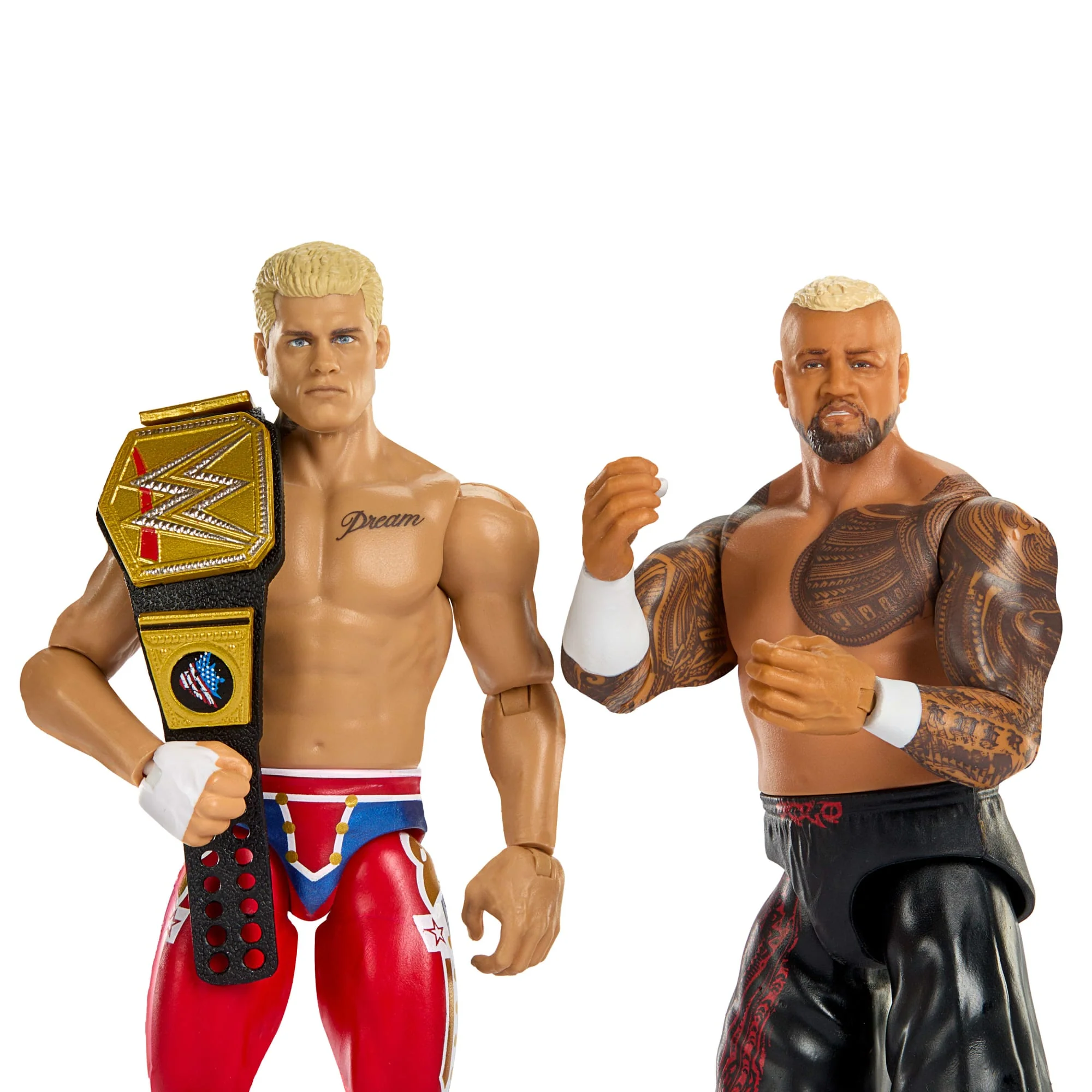 WWE Main Event Showdown Cody Rhodes vs Solo Sikoa Action Figures Set, Series #24, 6-Inch Collectibles - Image 2