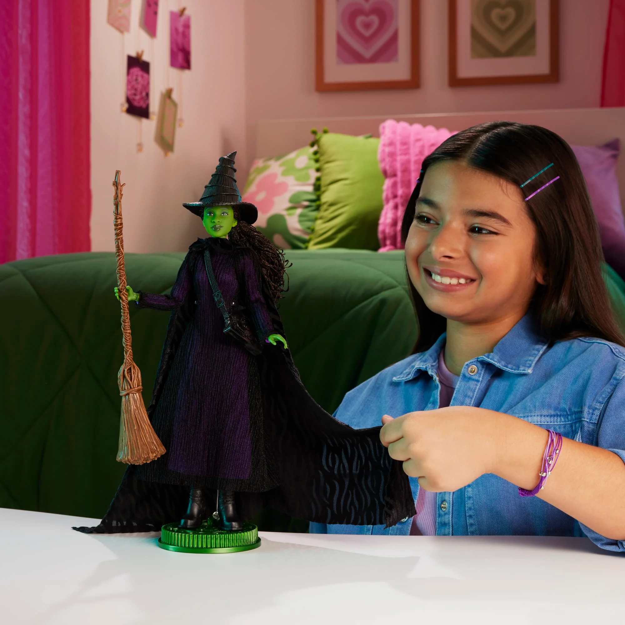 Universal Pictures’ Wicked Deluxe Elphaba Fashion Doll & Accessories With Braided Hair & Posability - Coming Soon - Image 2