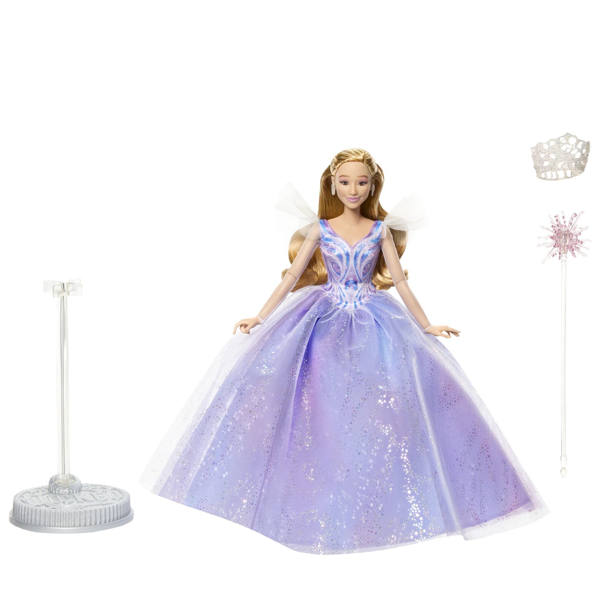 Universal Pictures’ Wicked: For Good Deluxe Glinda Doll With Movie-inspired Outfit & 3 Accessories - Image 5