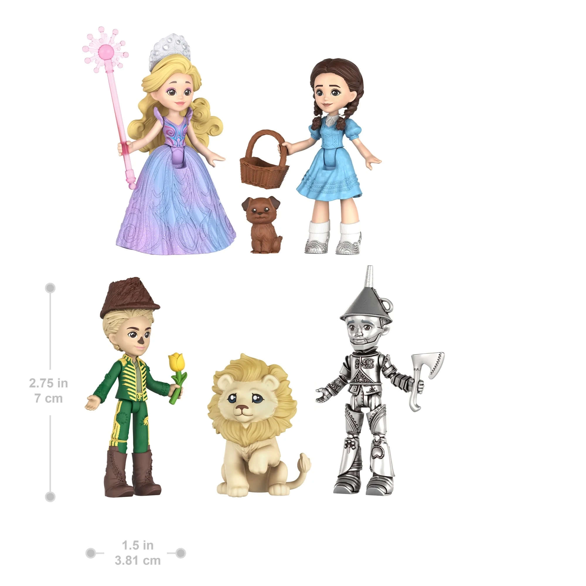 Universal Pictures’ Wicked: For Good Oz Story Set, 5 Small Dolls With 5 Movie-Inspired Accessories - Image 2