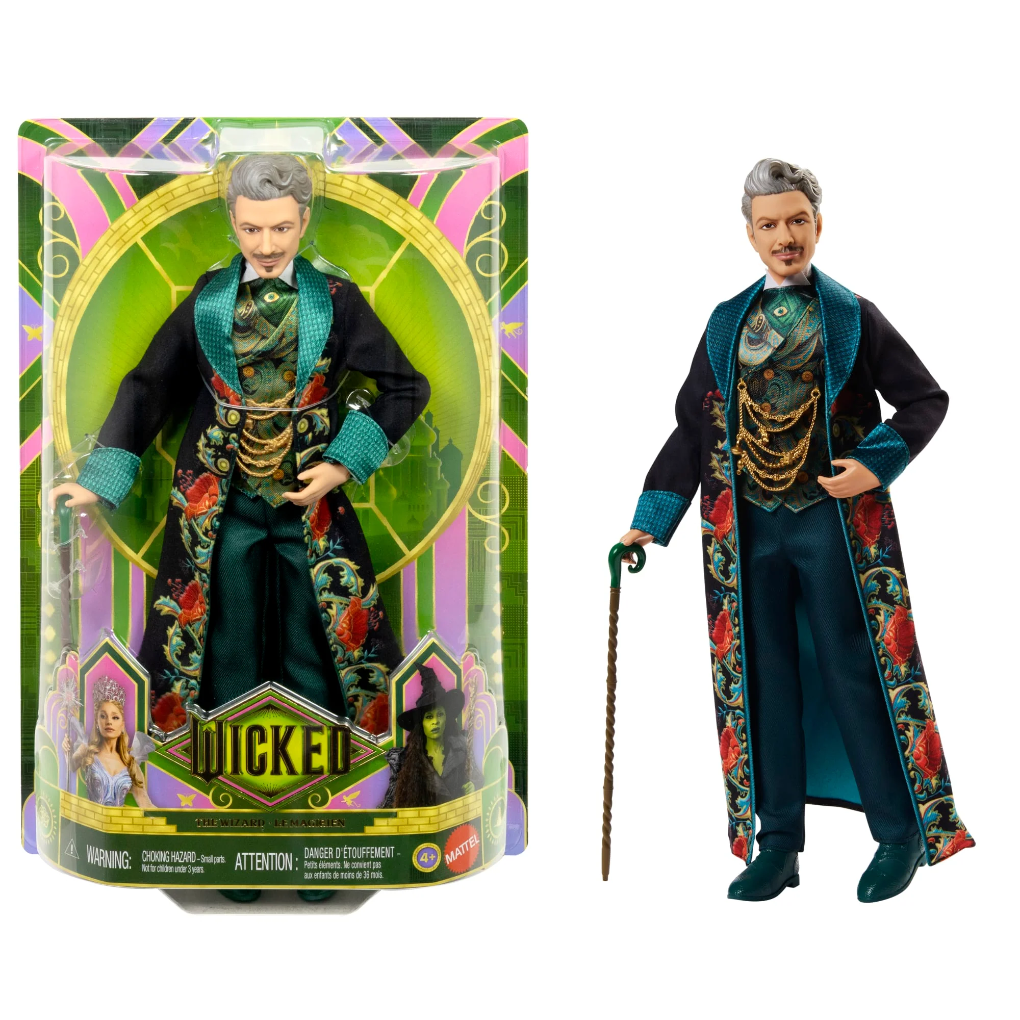 Universal Pictures’ Wicked: For Good The Wizard Fashion Doll With Movie-inspired Outfit & Accessory