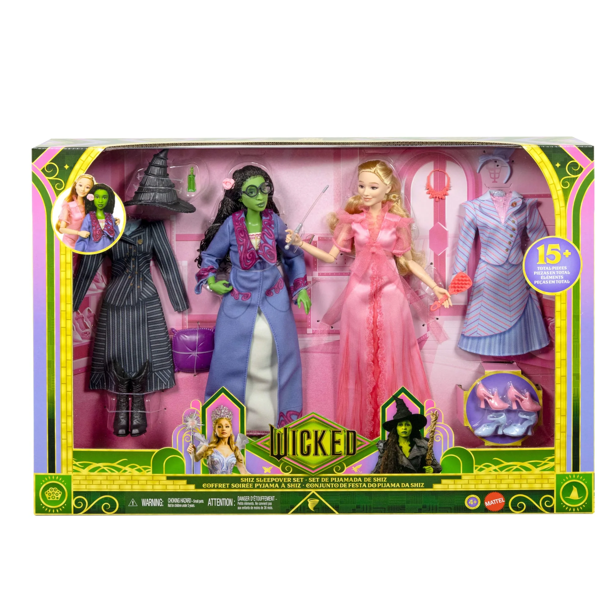Wicked Muñecas Wicked Set de Muñecas Glinda y Elphaba Popular 2pk - Image 4