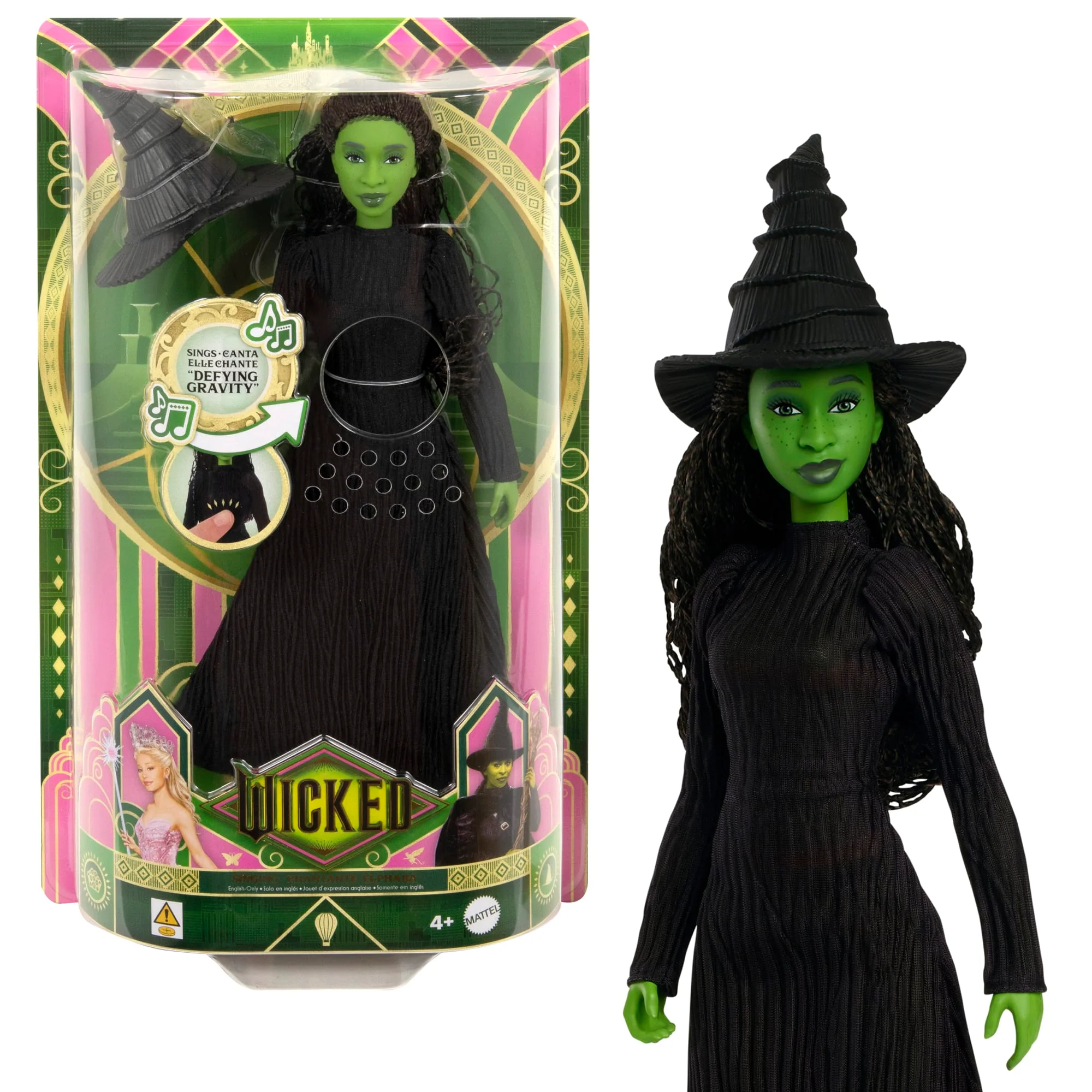 Universal Pictures' Wicked Singing Elphaba Fashion Doll, Posable With Removable Movie Fashions & Accessories - Coming Soon