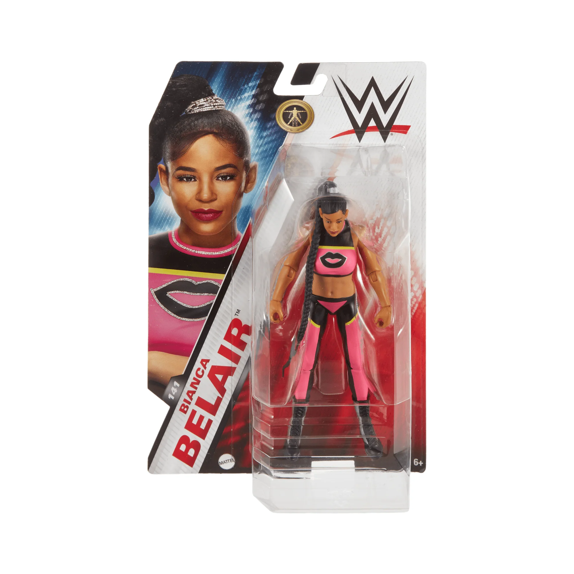 WWE Bianca Belair Action Figure, 6-inch Collectible Superstar With Articulation & Life-Like Look - Image 2