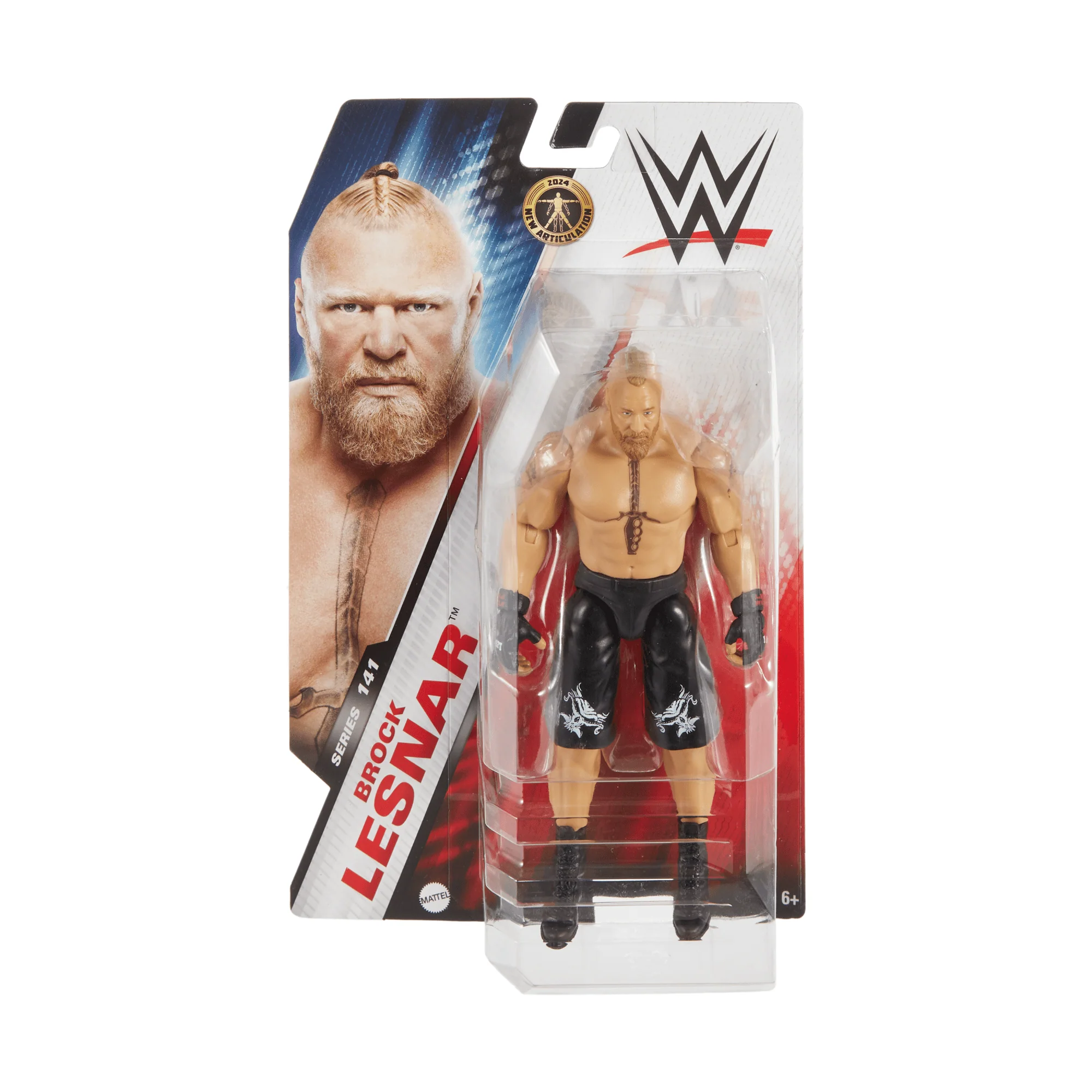 WWE Brock Lesnar Action Figure, 6-inch Collectible Superstar With Articulation & Life-Like Look - Image 6