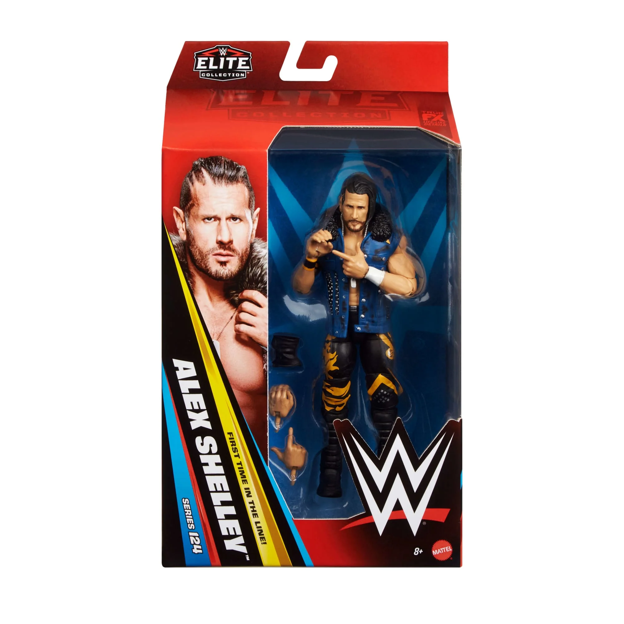 WWE Elite Alex Shelley Action Figure, Series #124, 6-Inch Collectible With Articulation & Accessories - Image 2