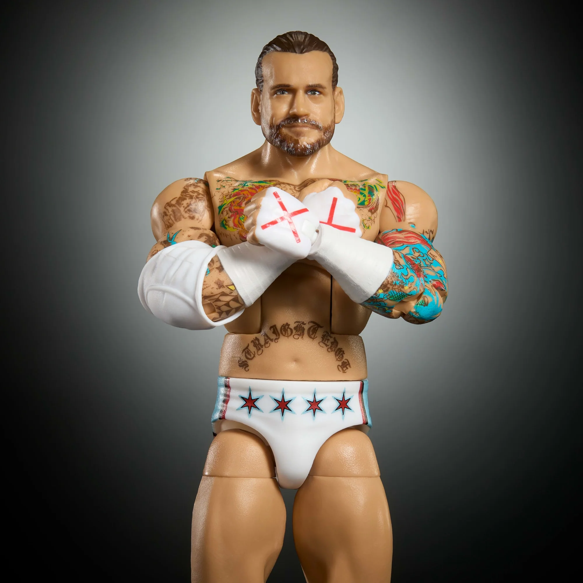 WWE Elite Cm Punk Action Figure, Greatest Hits 2025, 6-Inch Collectible Set With Accessories - Image 2