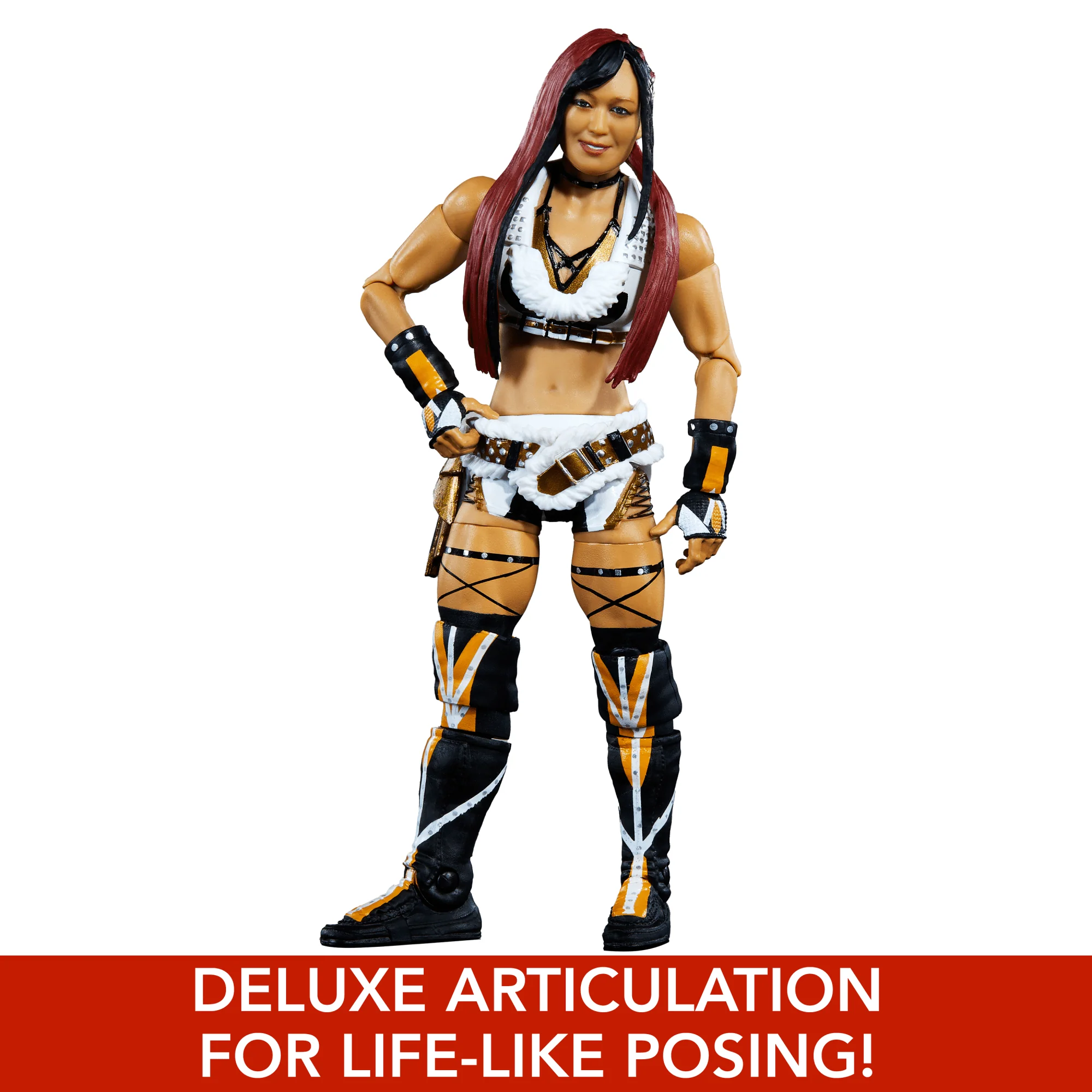 WWE Elite Iyo Sky Action Figure, 6-inch Collectible Superstar With Articulation & Accessories - Image 2
