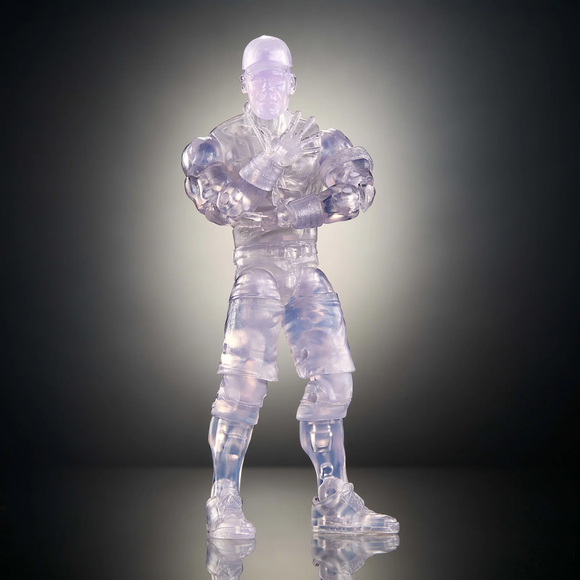 WWE Elite John Cena Action Figure, Greatest Hits 2025, 6-inch Transparent Collectible With Accessories - Image 4