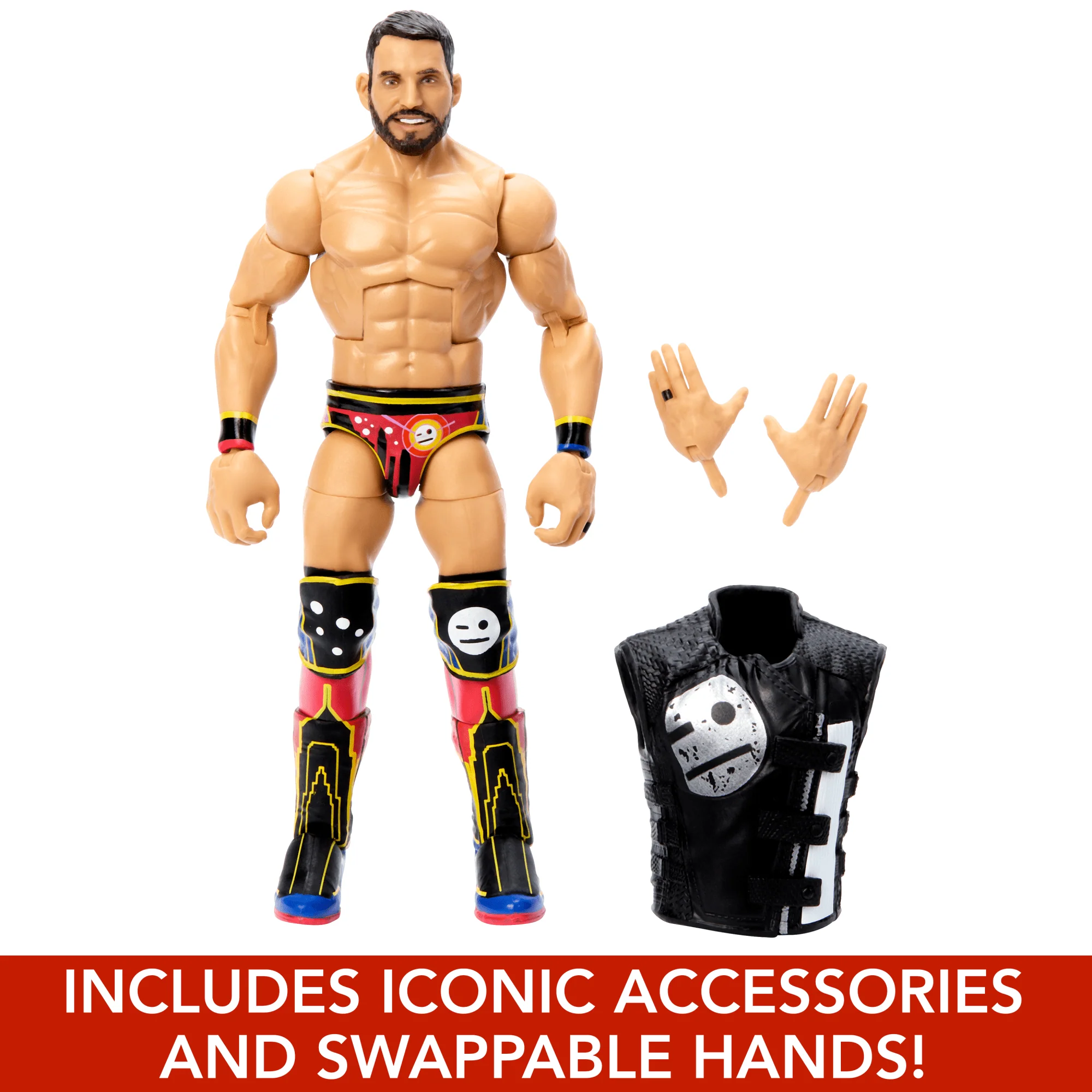 WWE Elite Johnny Gargano Action Figure, 6-inch Collectible Superstar With Articulation & Accessories - Image 3