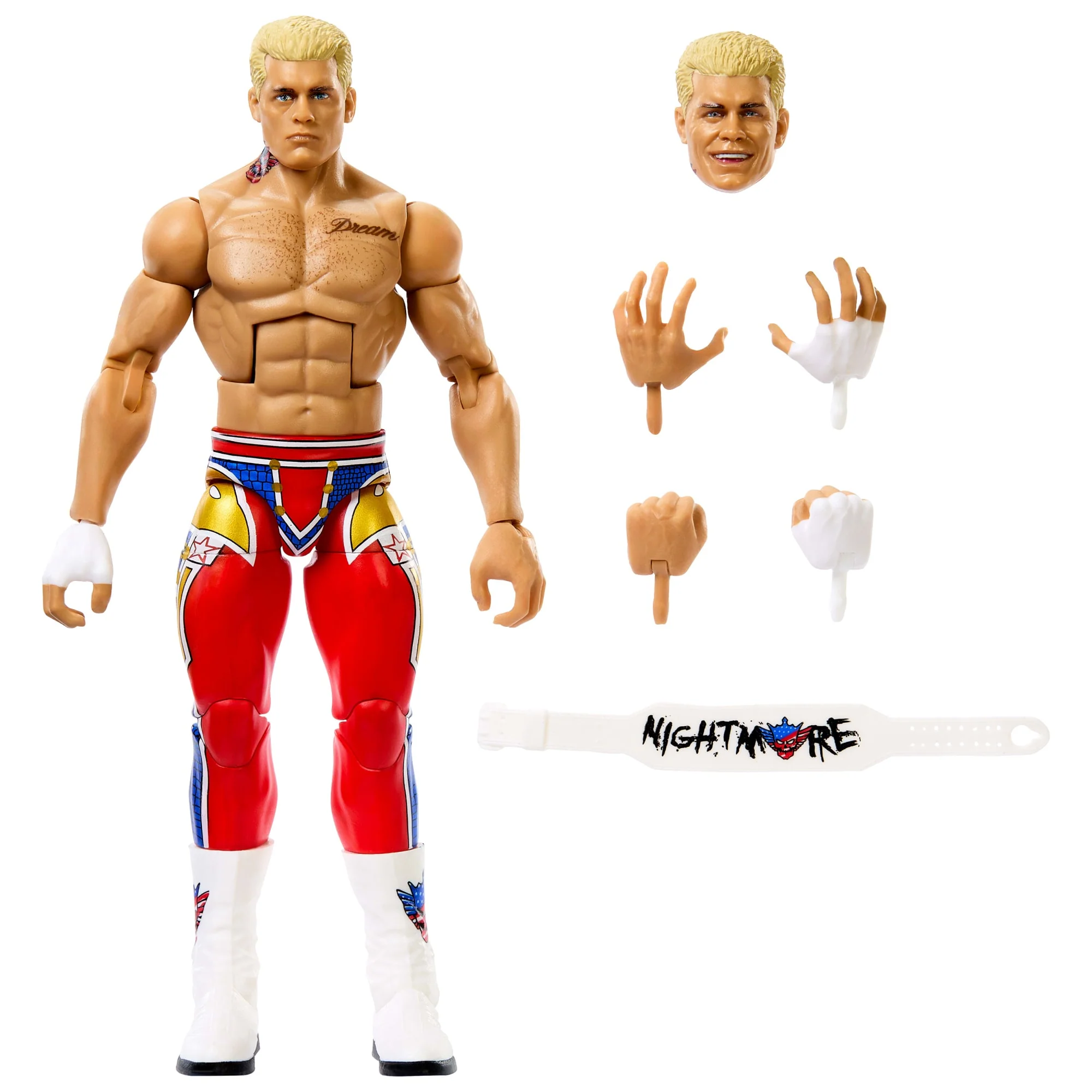 WWE Elite Collection Top Picks Cody Rhodes Action Figure & Accessories, 6-Inch Collectible Set