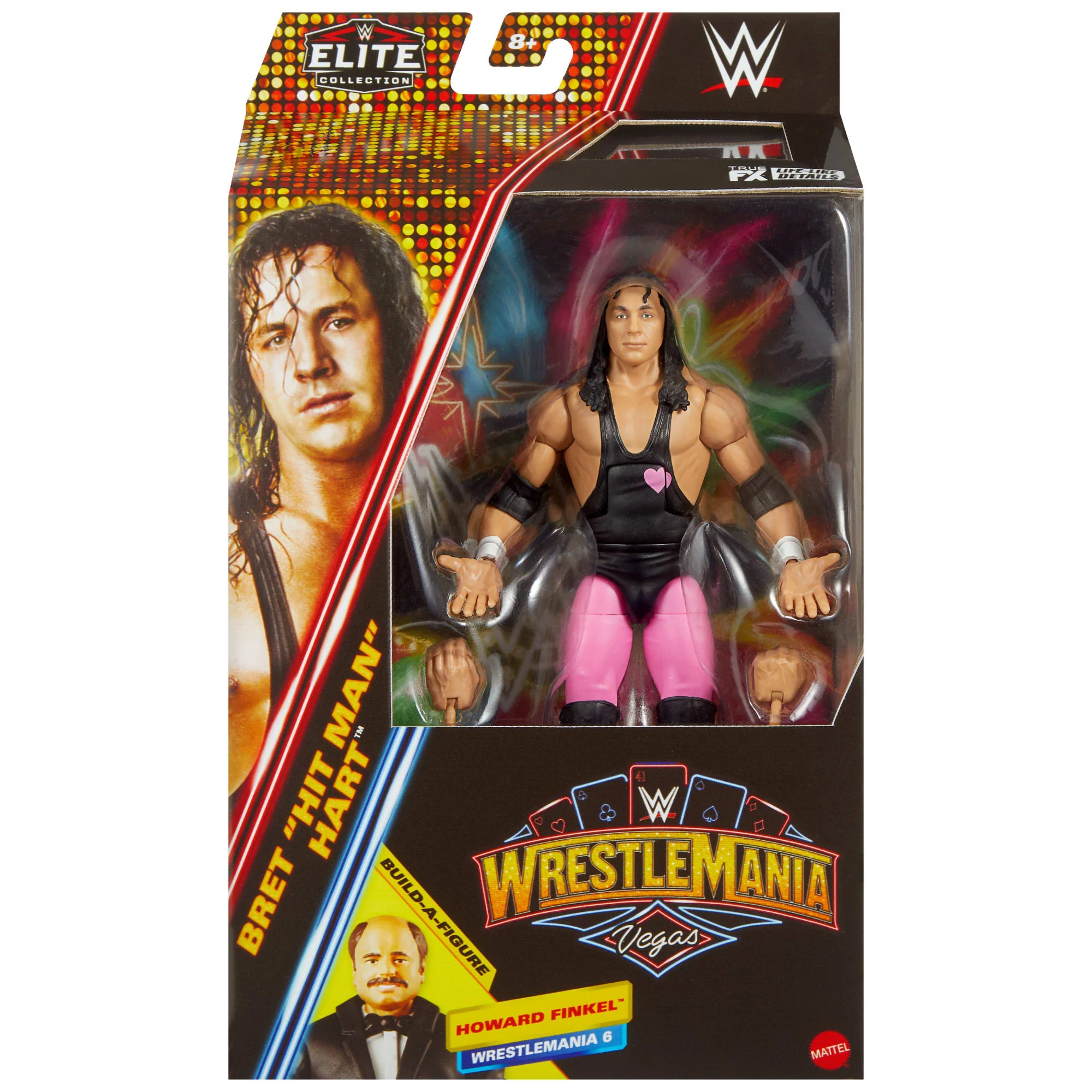 Wwe-Élite Wrestlemania-Bret Hart-Figurine Premium Live Event - Image 2