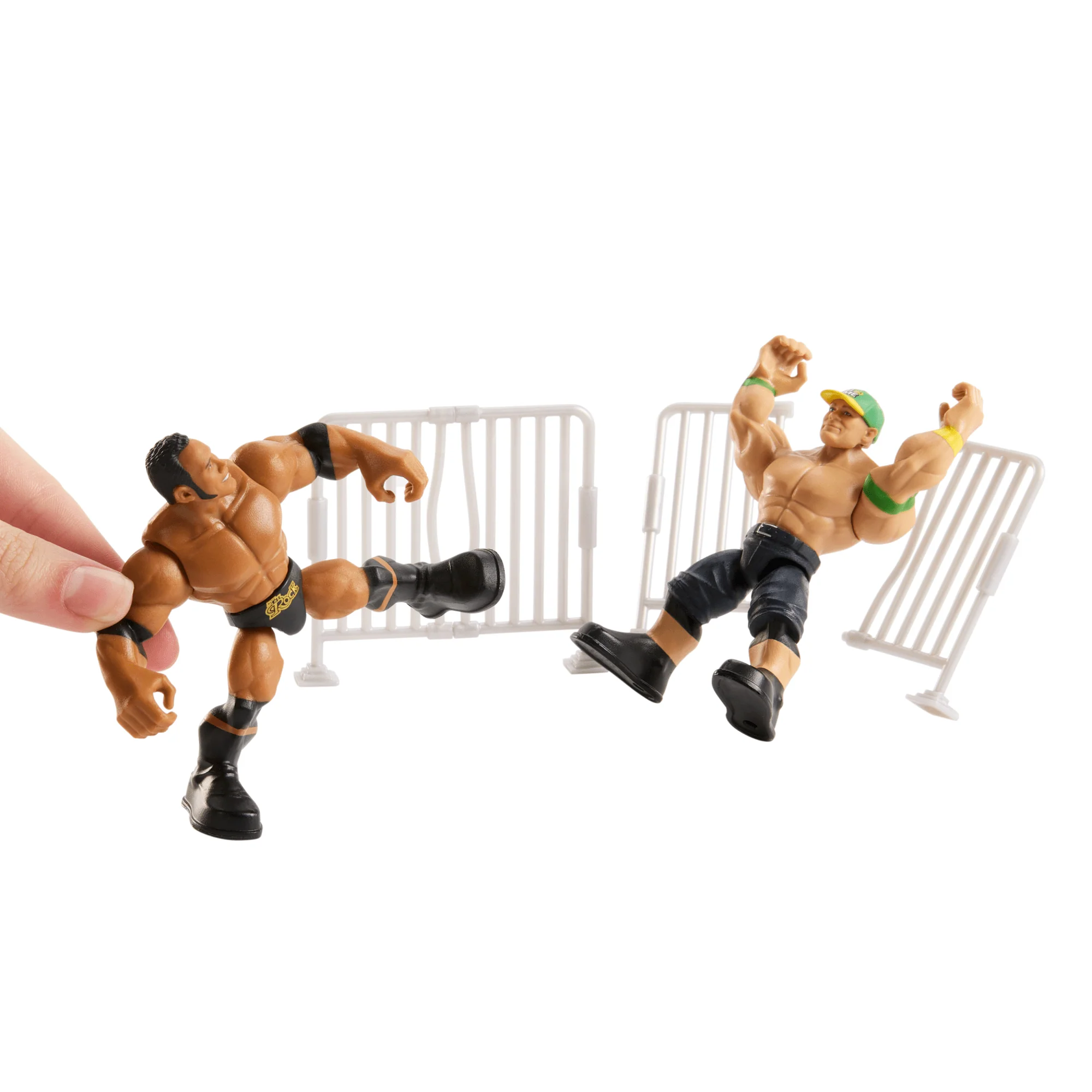 WWE Action Figure Knuckle Crunchers The Rock With Battle Accessory - Image 3