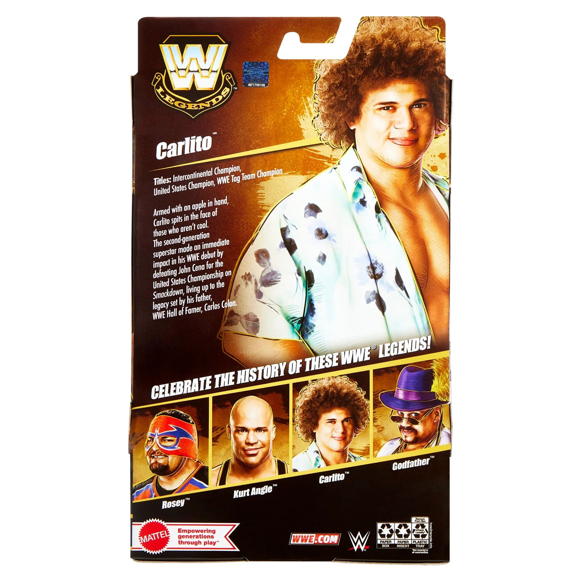 Wwe  Collection Elite  Legends  Série26  Figurine  Carlito - Image 3