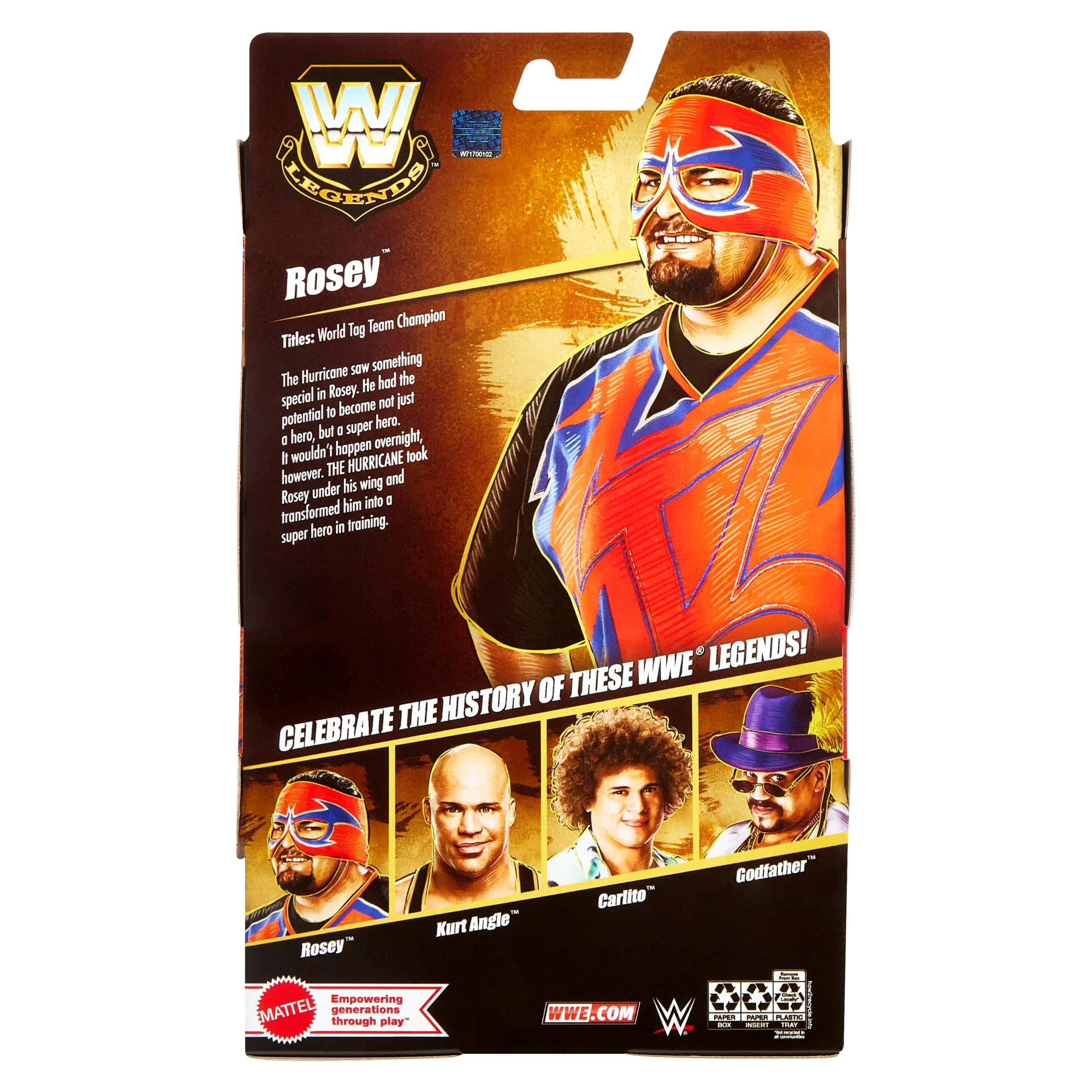 Wwe  Collection Elite  Legends  Série26  Figurine  Rosey - Image 3