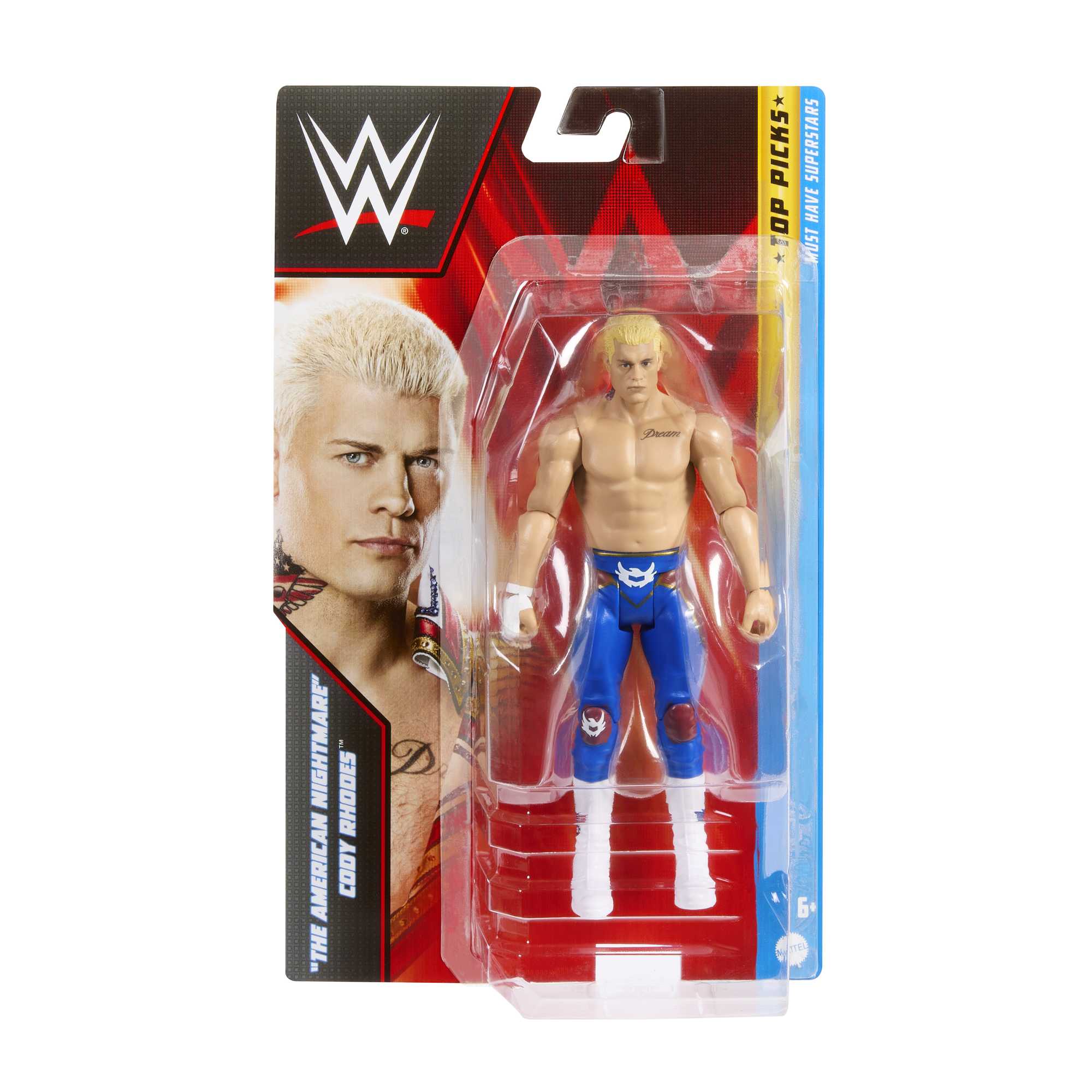 WWE Top Picks Action Figures, 6-Inch Collectible Superstars With Articulation - Image 5