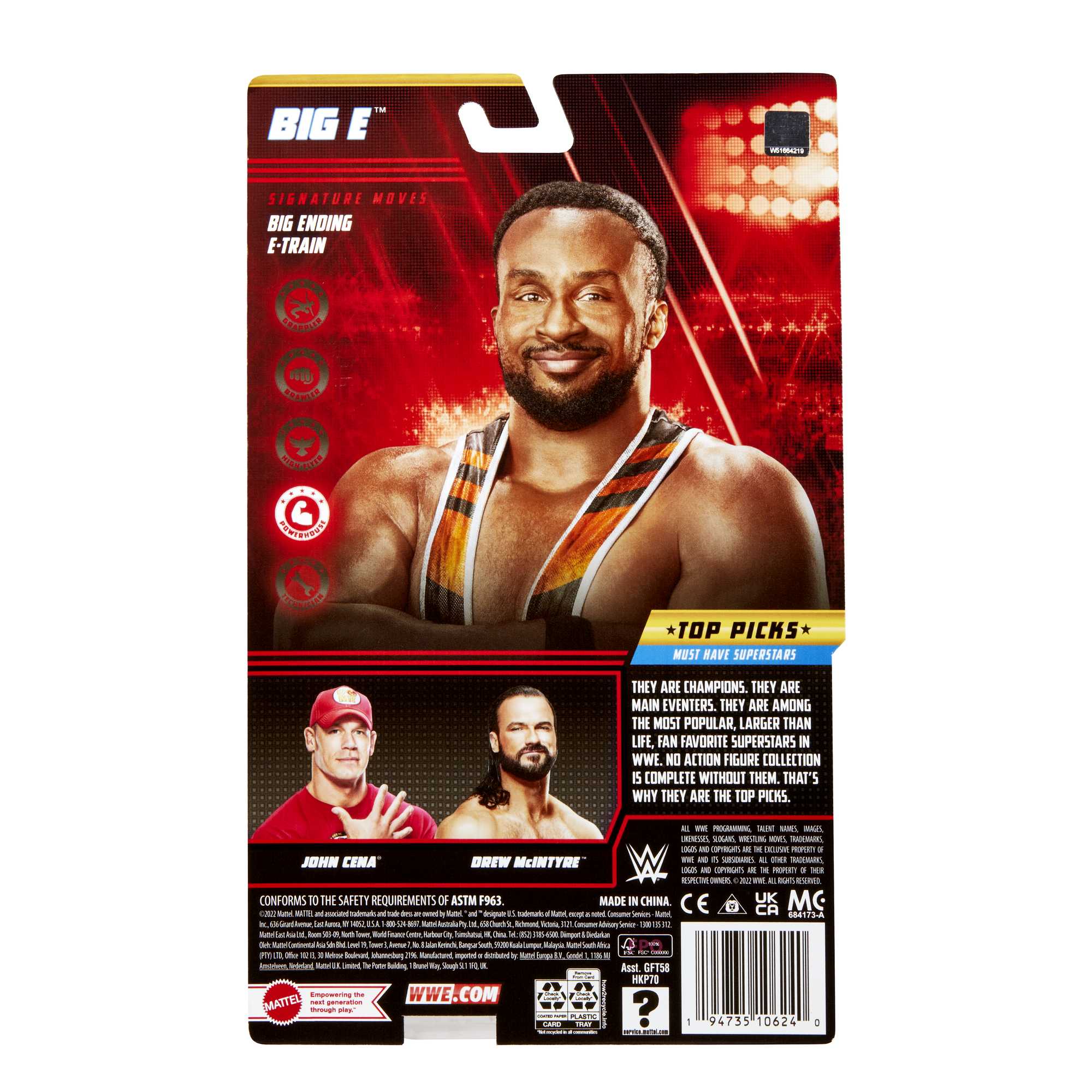 WWE Action Figure Top Picks Big E - Image 6