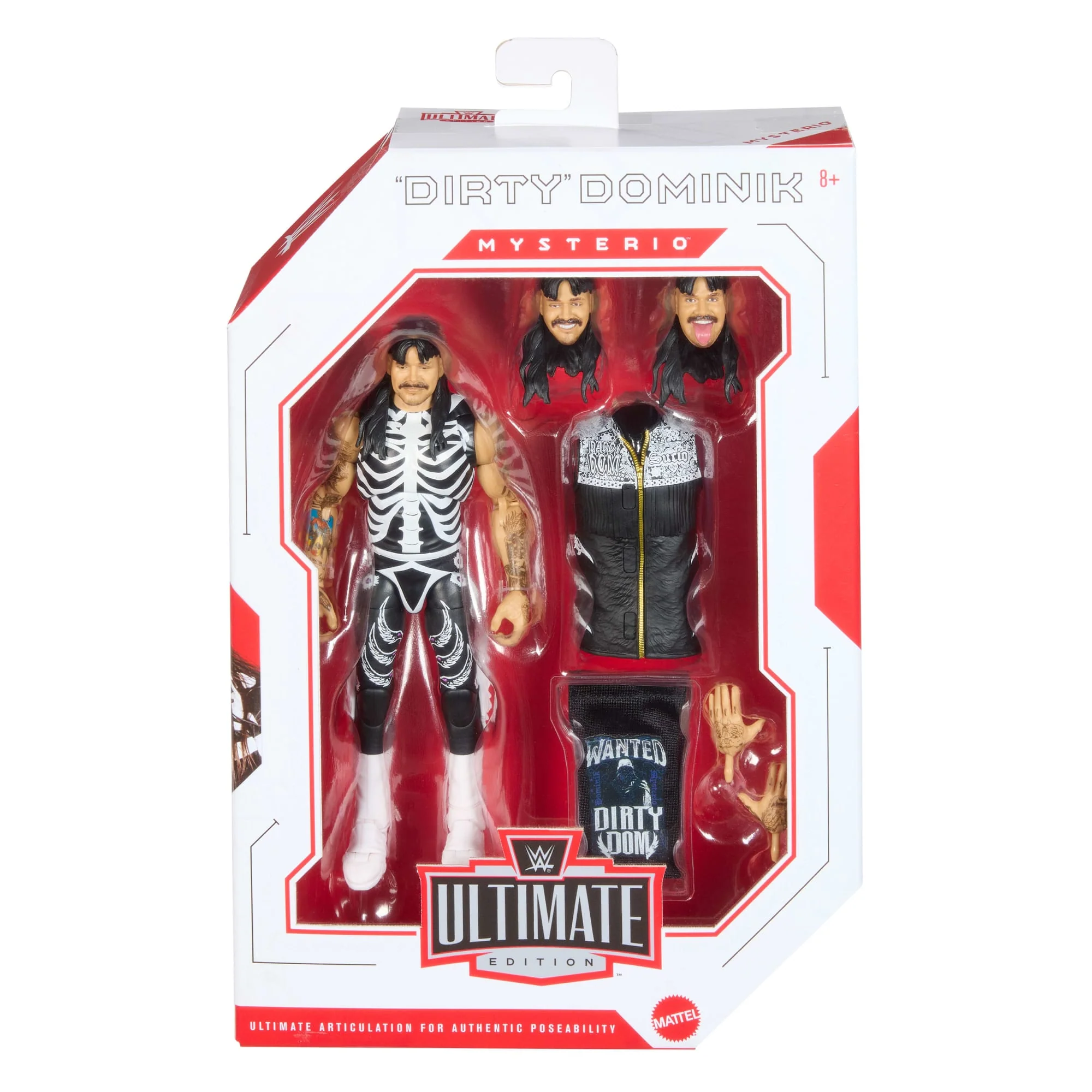 WWE Ultimate Edition Dirty Dominik Mysterio Action Figure & Accessories Set, 6-Inch Collectible - Image 2