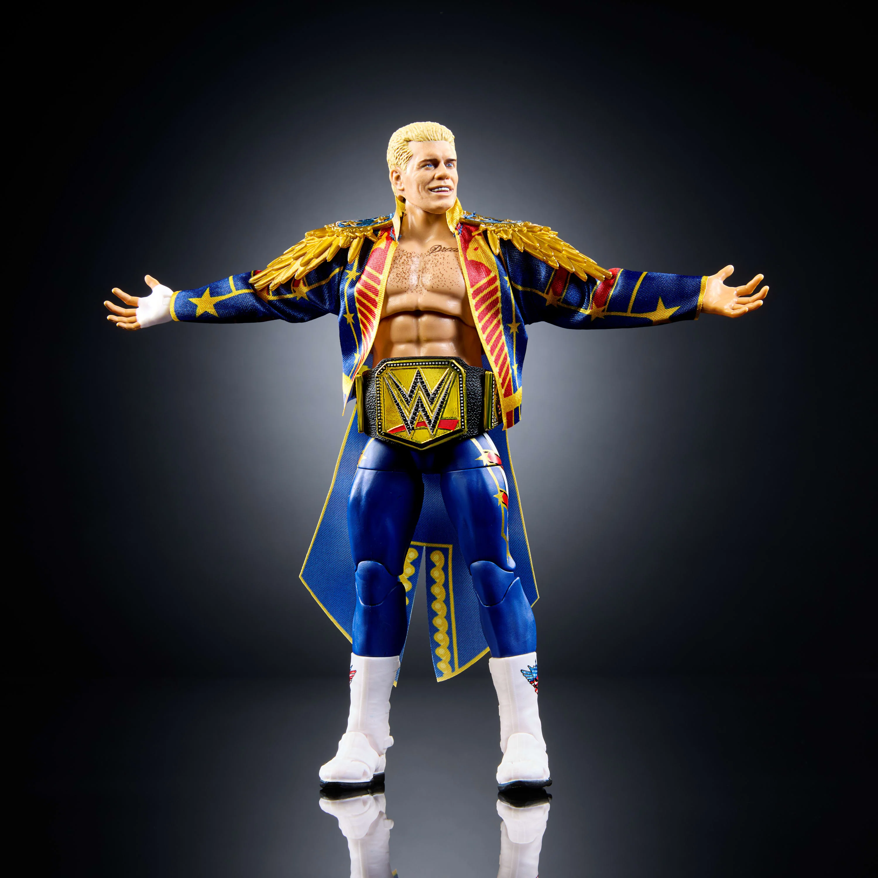 WWE Ultimate Edition Action Cody Rhodes Figure & Accessories Set, 6-Inch Collectible Superstar - Image 4
