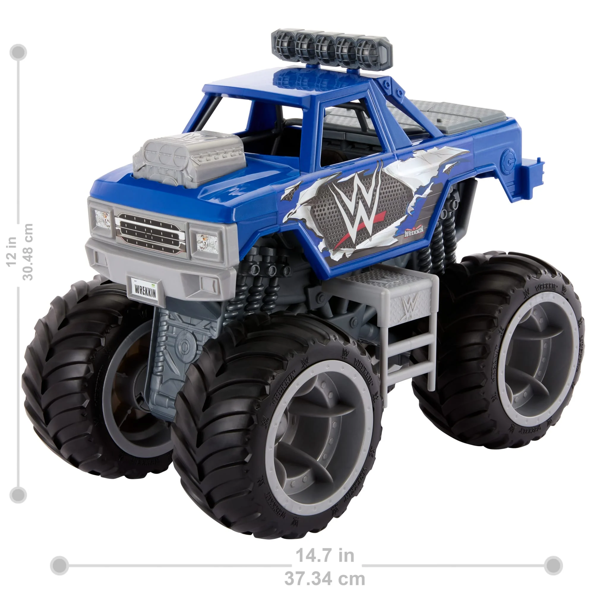 WWE Vehicle Wrekkin Slam Crusher Monster Truck - Image 6