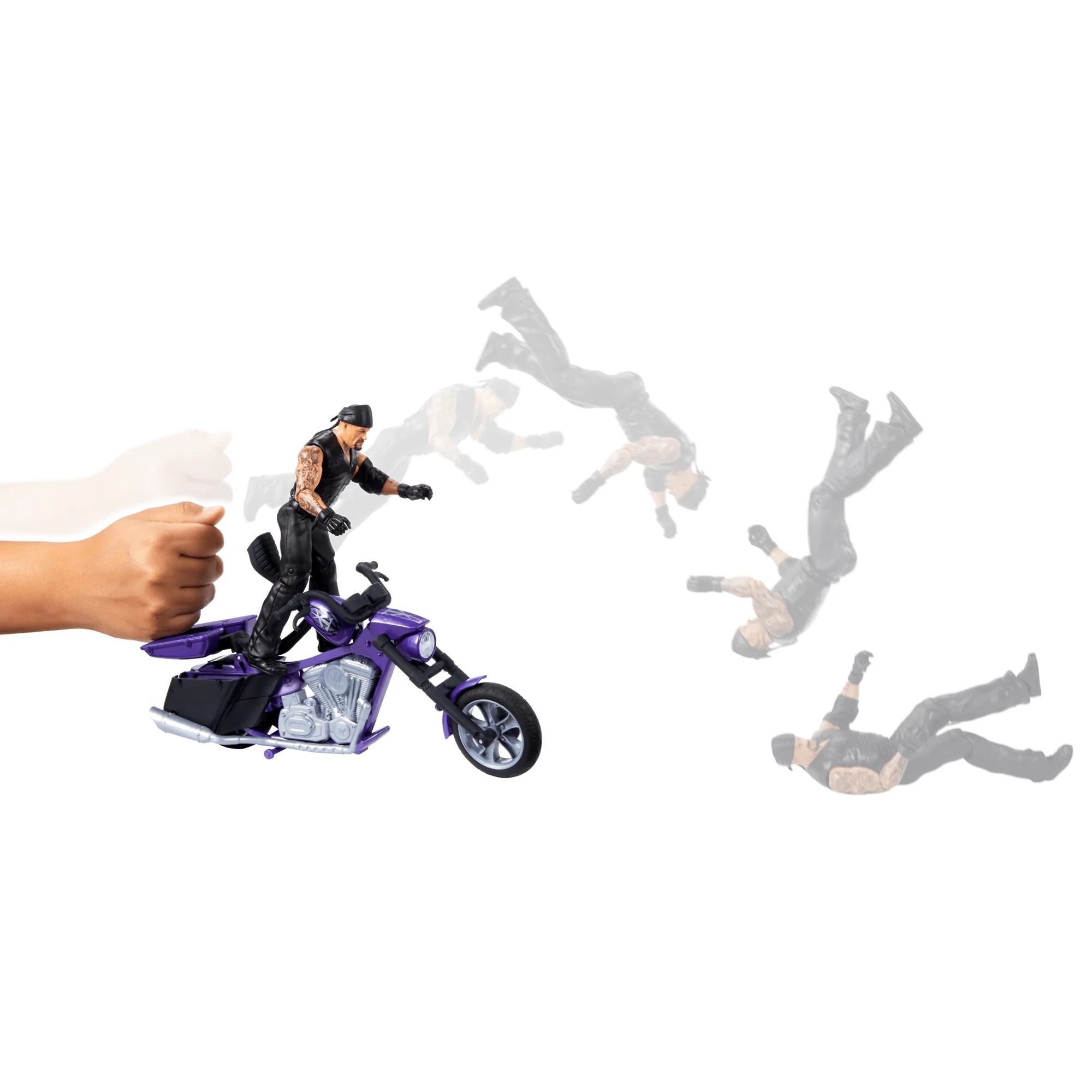 WWE Wrekkin’ Slamcycle Vehicle & Undertaker Action Figure, Toy Morotcycle With Breakaway Parts - Image 5