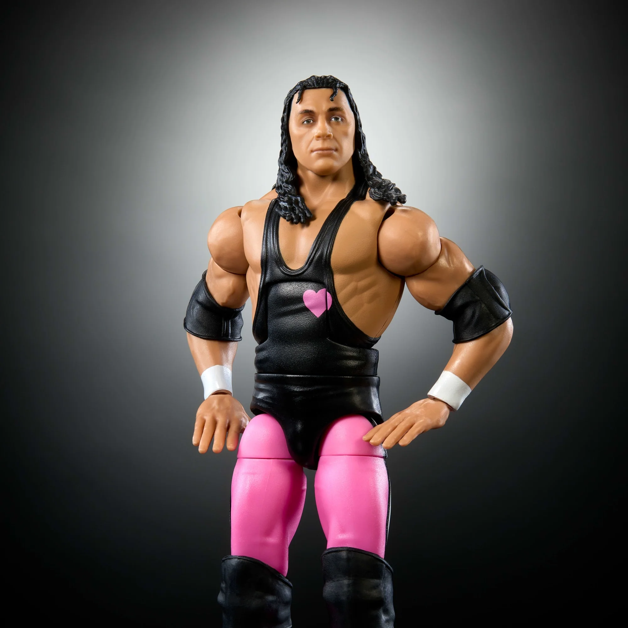 WWE Elite Collection Premium Live EVent Bret Hart Action Figure Set, Wrestlemania Collectible - Image 3