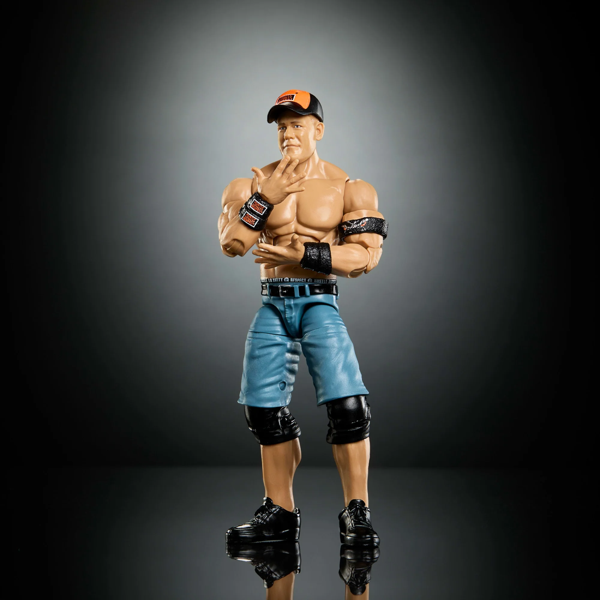 WWE Elite Collection Premium Live Event John Cena Action Figure Set, Wrestlemania Collectible - Image 4